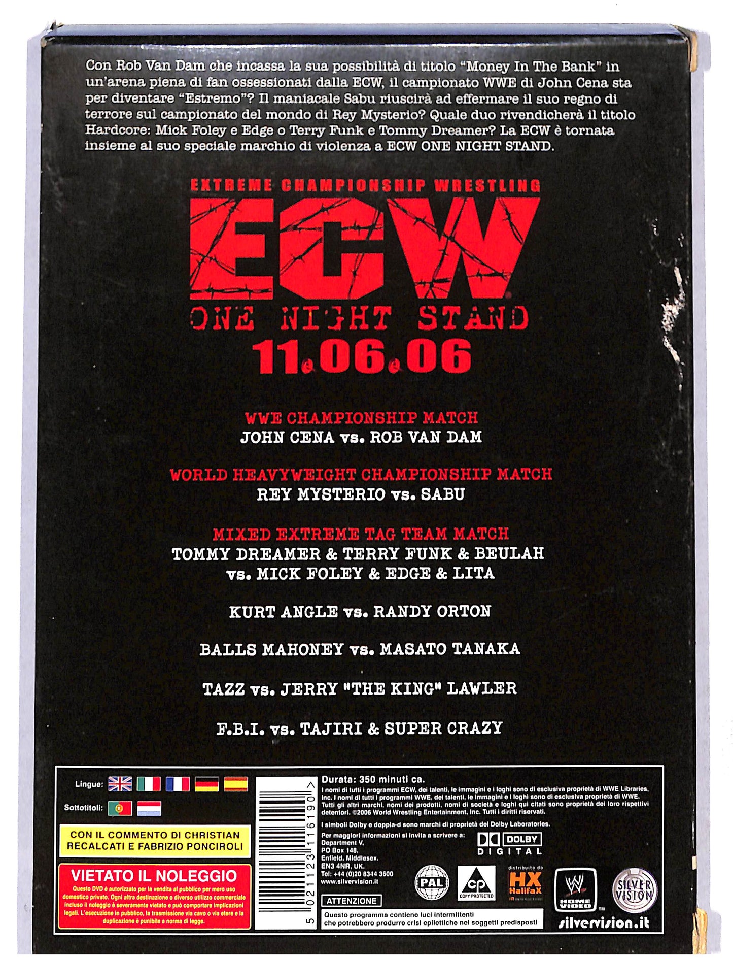 EBOND WWE - ECW One night stand DVD DB754652