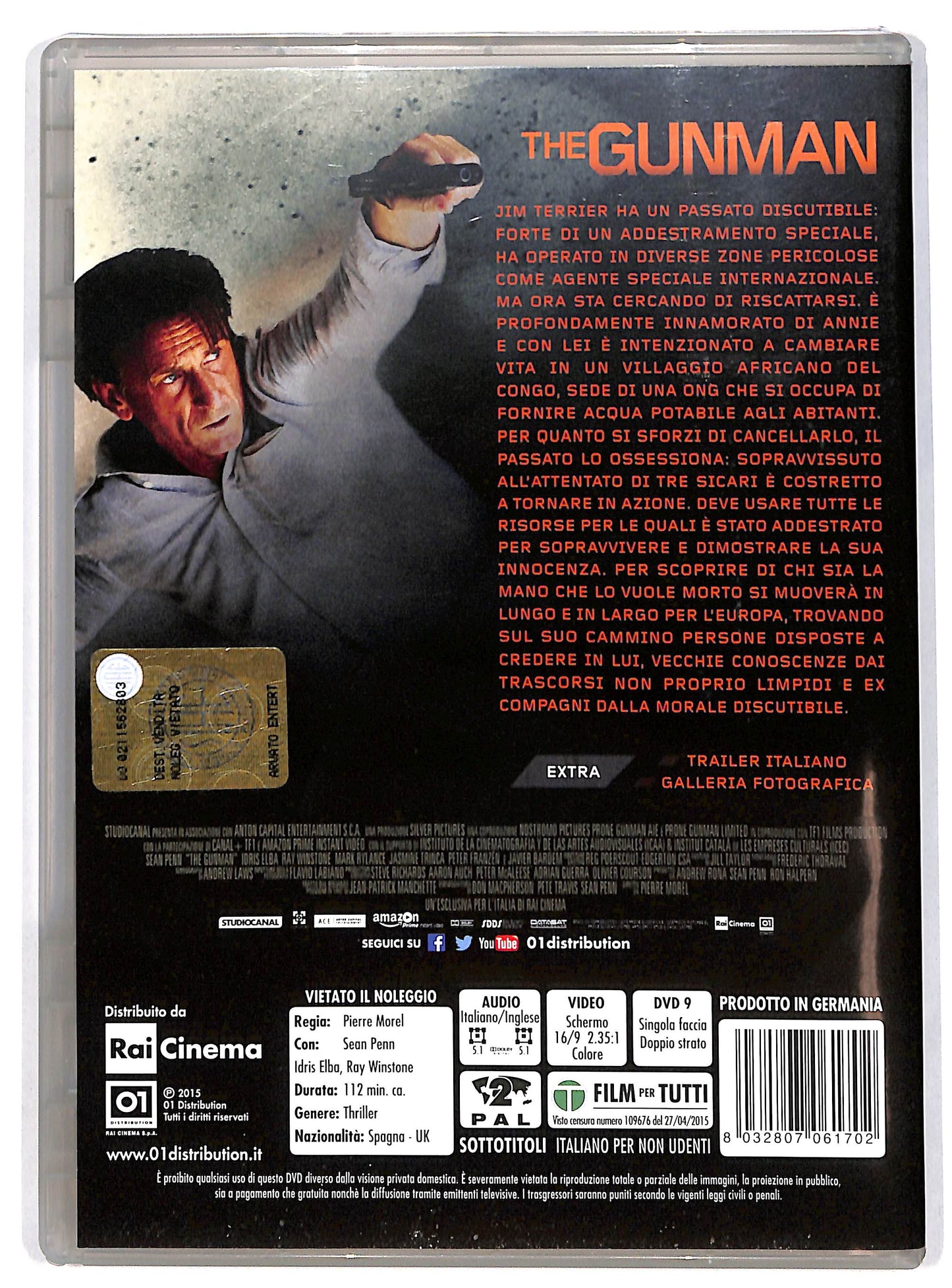 EBOND The Gunman NOLEGGIO DVD DB754917