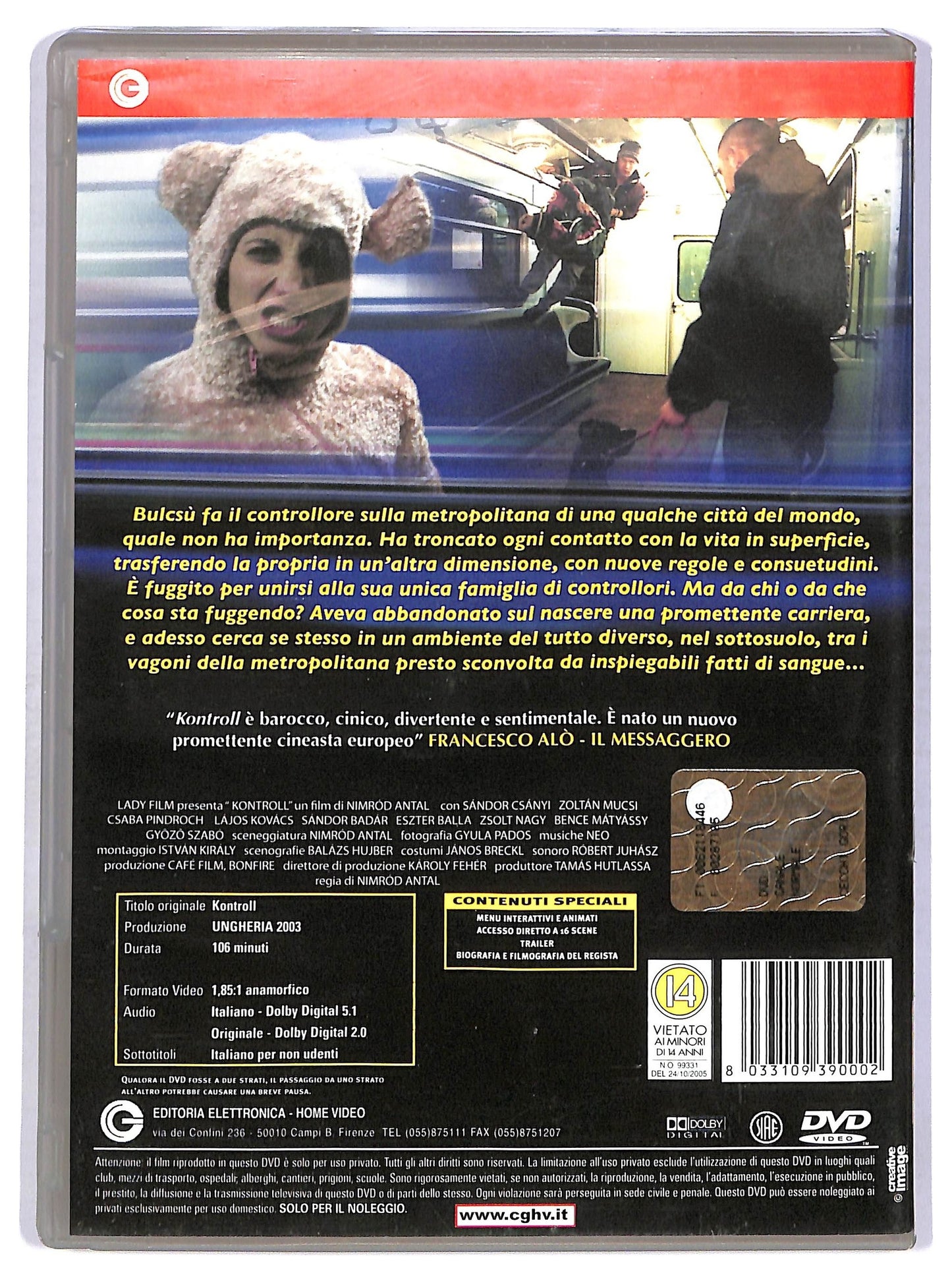 EBOND Kontroll NOLEGGIO DVD DB754953