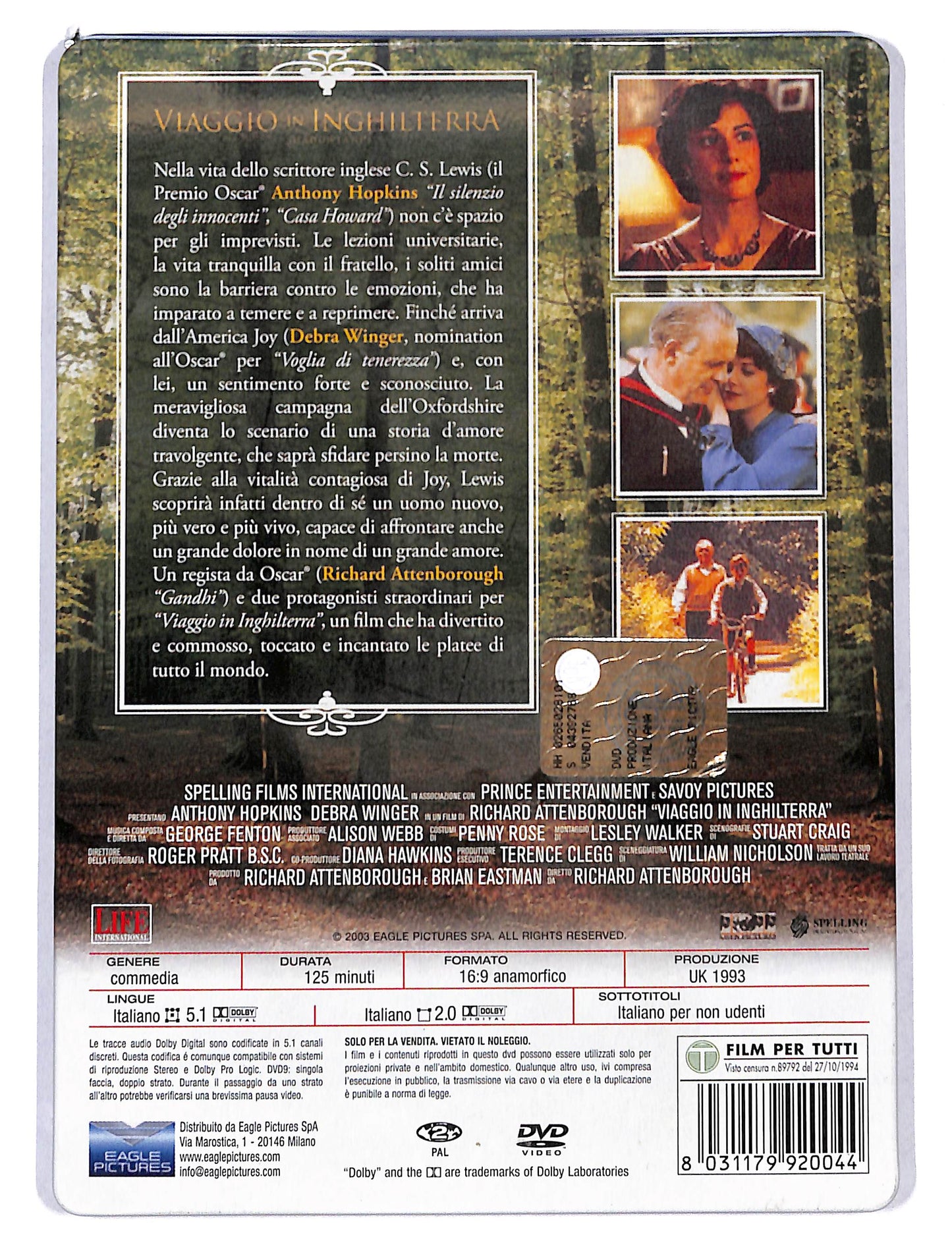 EBOND Viaggio In Inghilterra STEELBOOK DVD DB755108