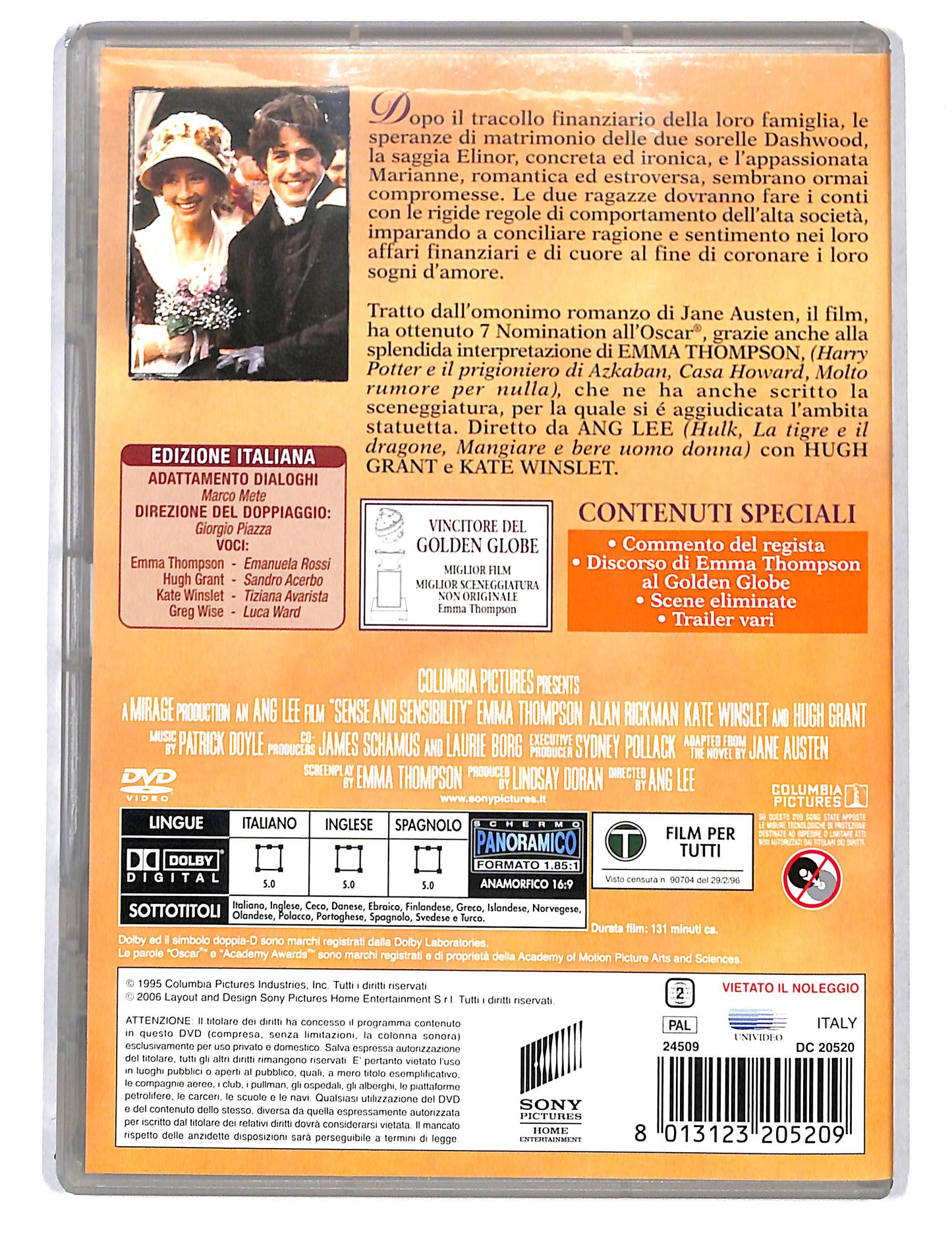 EBOND Ragione E Sentimento Special Edition DVD DB755121