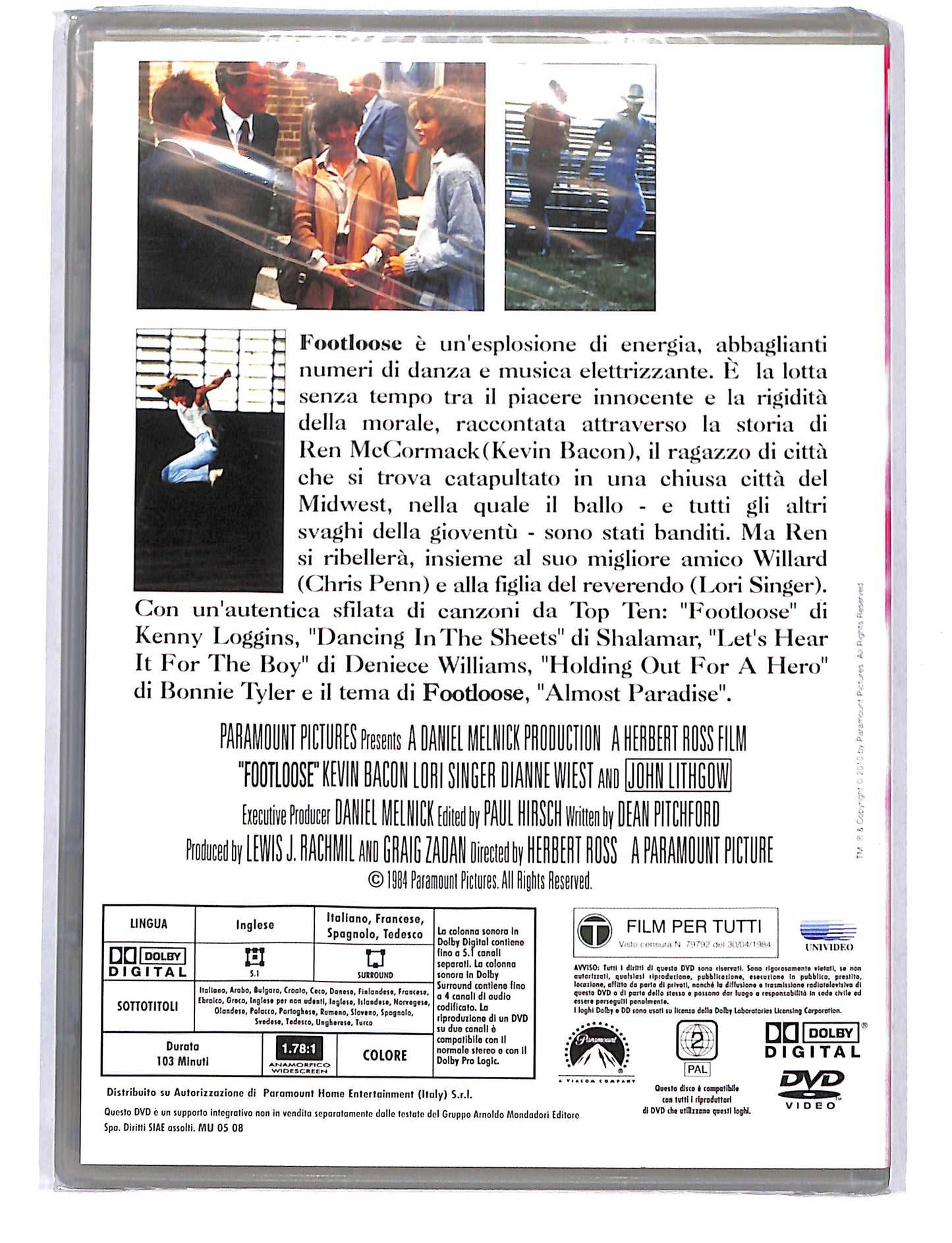 EBOND Footlose EDITORIALE DVD DB755124