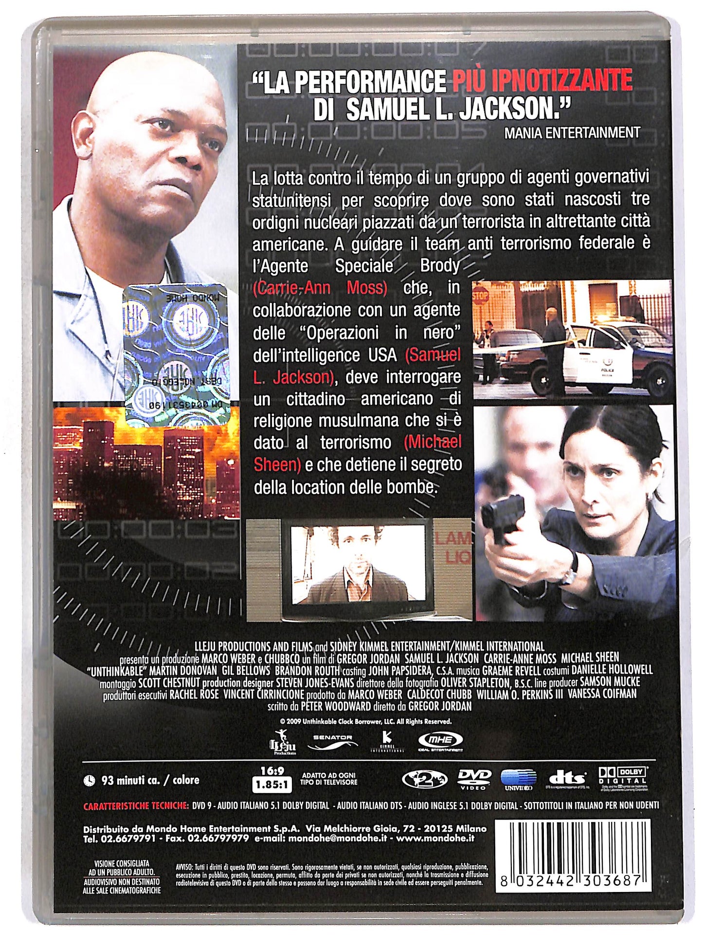 EBOND Unthinkable NOLEGGIO DVD DB755819