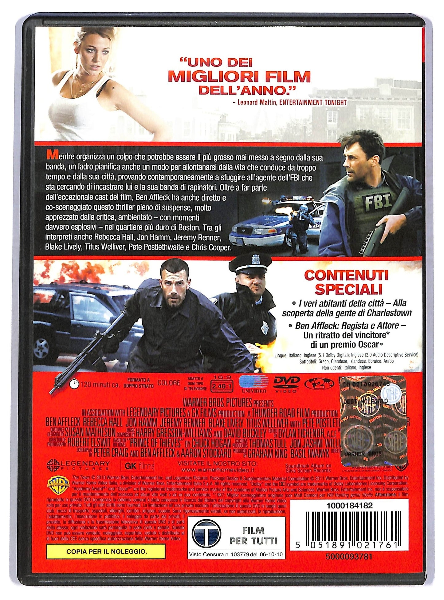 EBOND The Town NOLEGGIO DVD DB755821