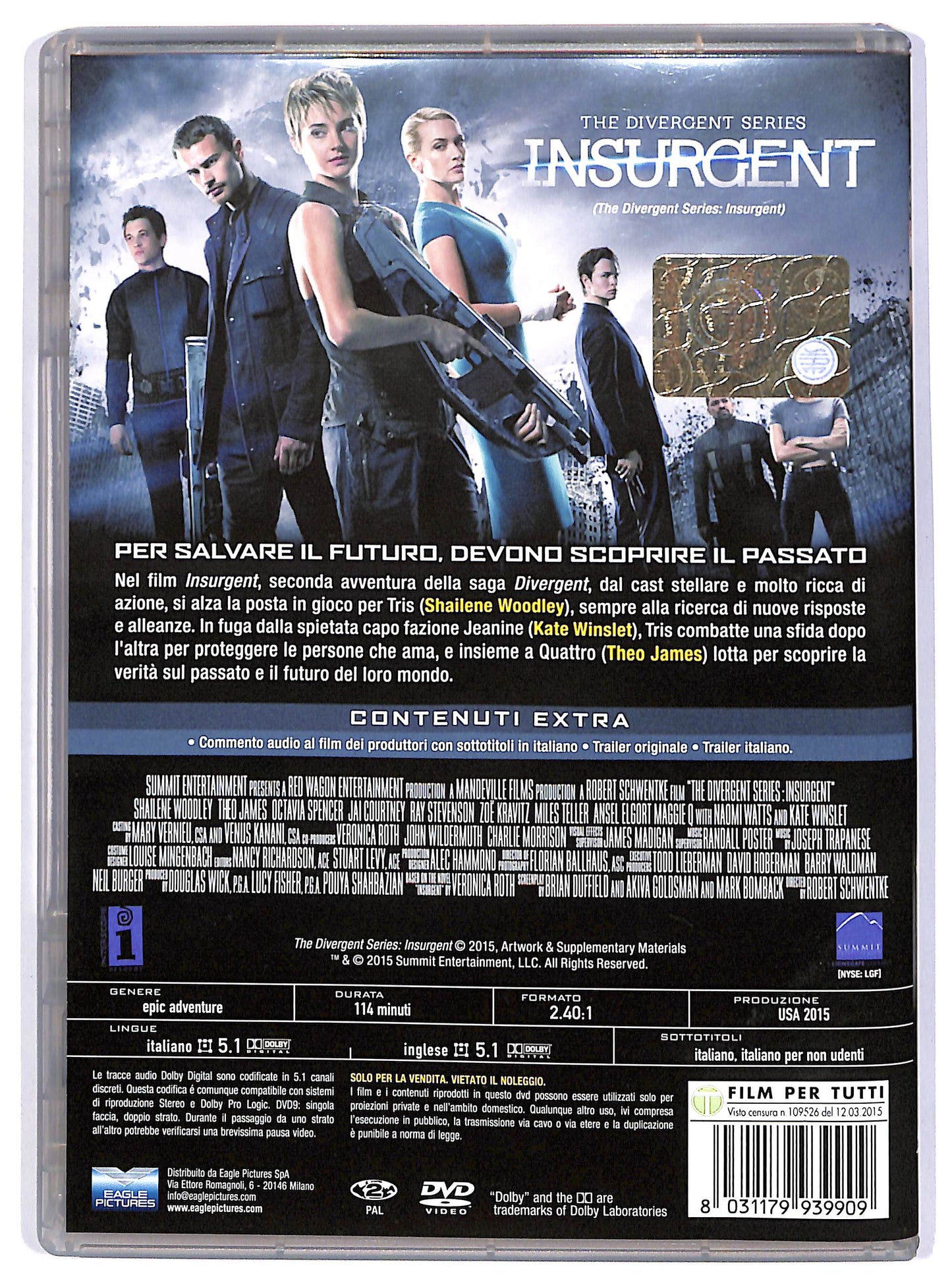 EBOND The Divergent Series - Insurgent DVD DB756122