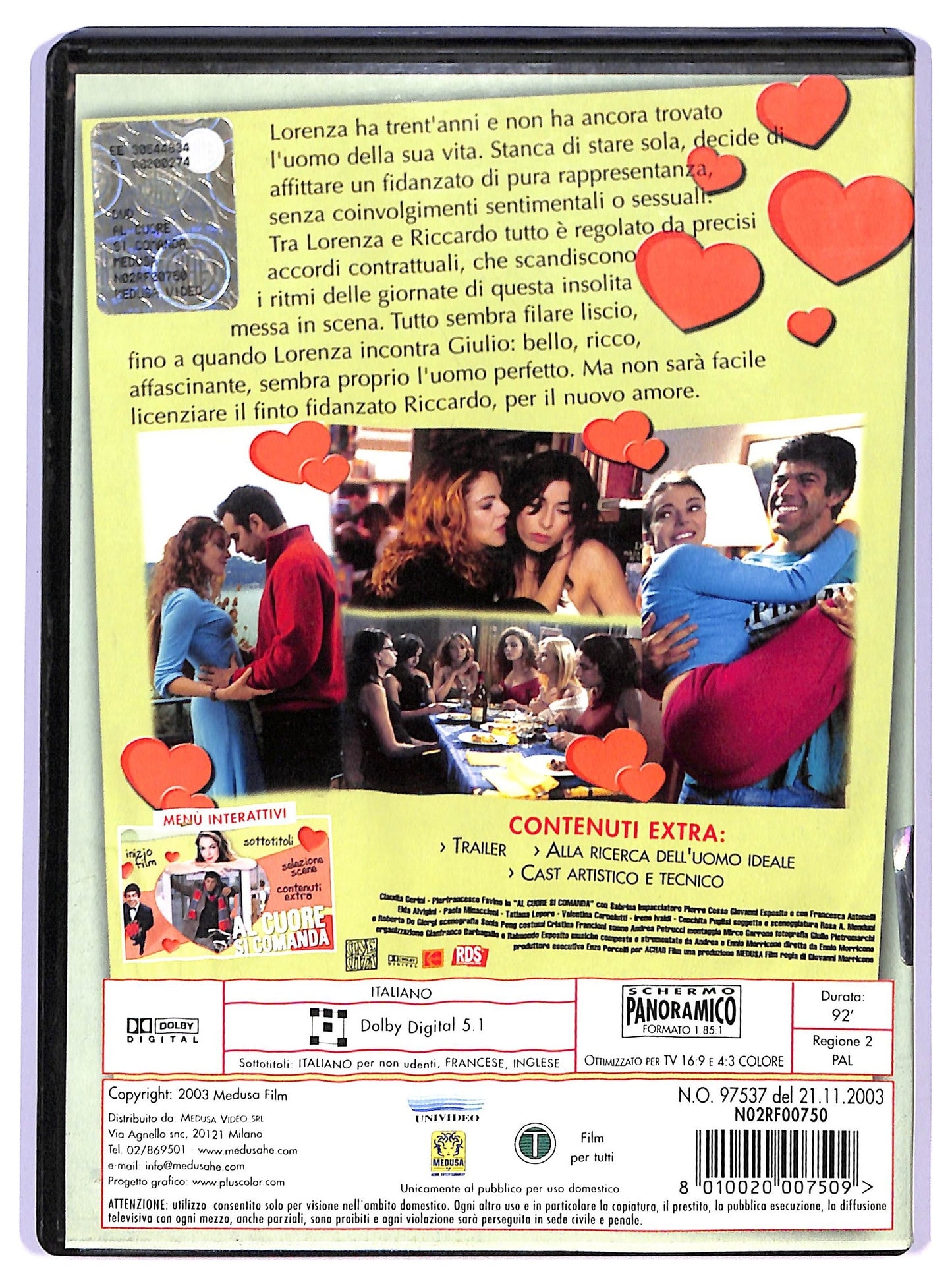 EBOND Al cuore si comanda NOLEGGIO DVD DB756135
