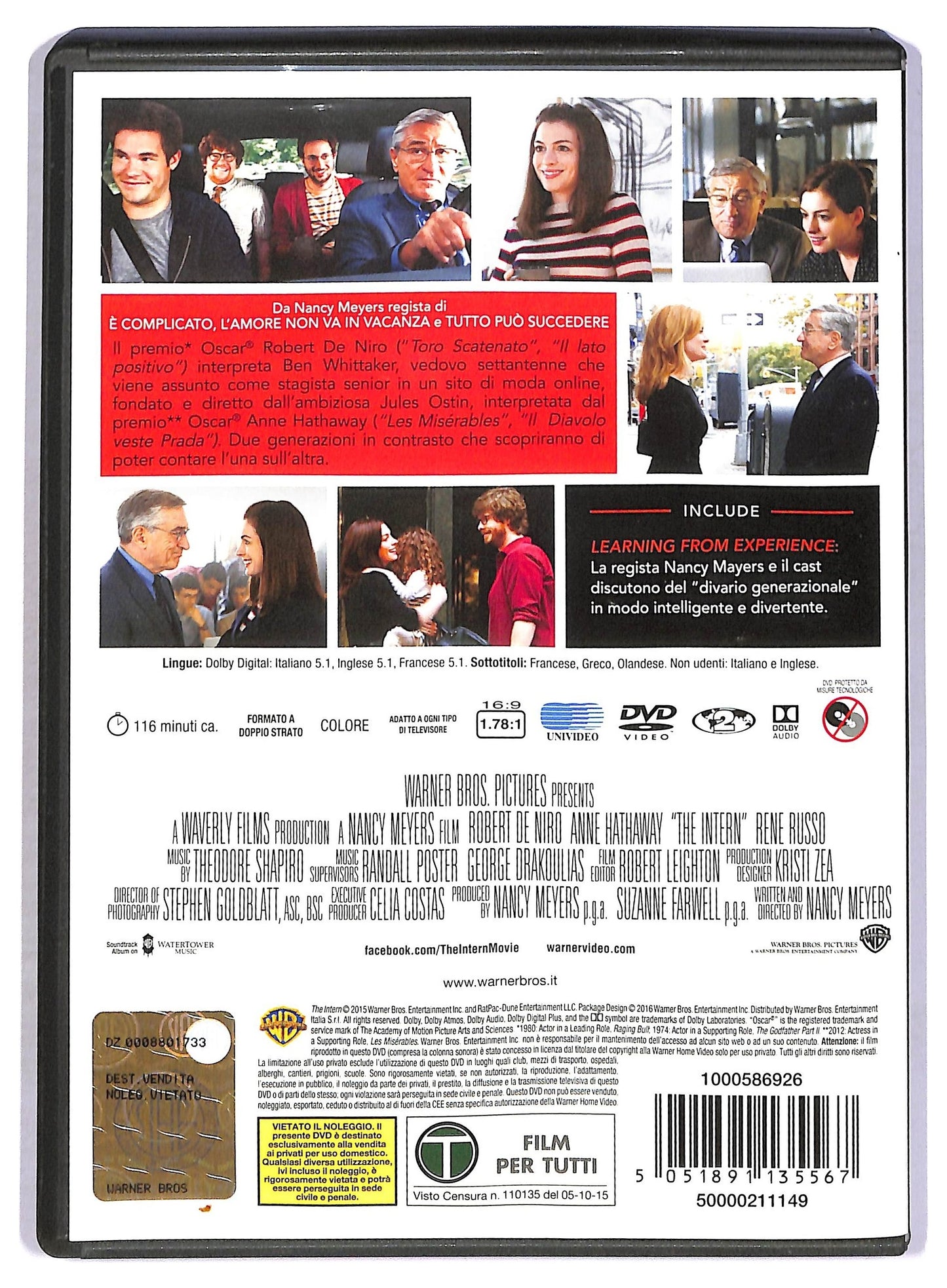 EBOND Lo stagista inaspettato NOLEGGIO DVD DB756143