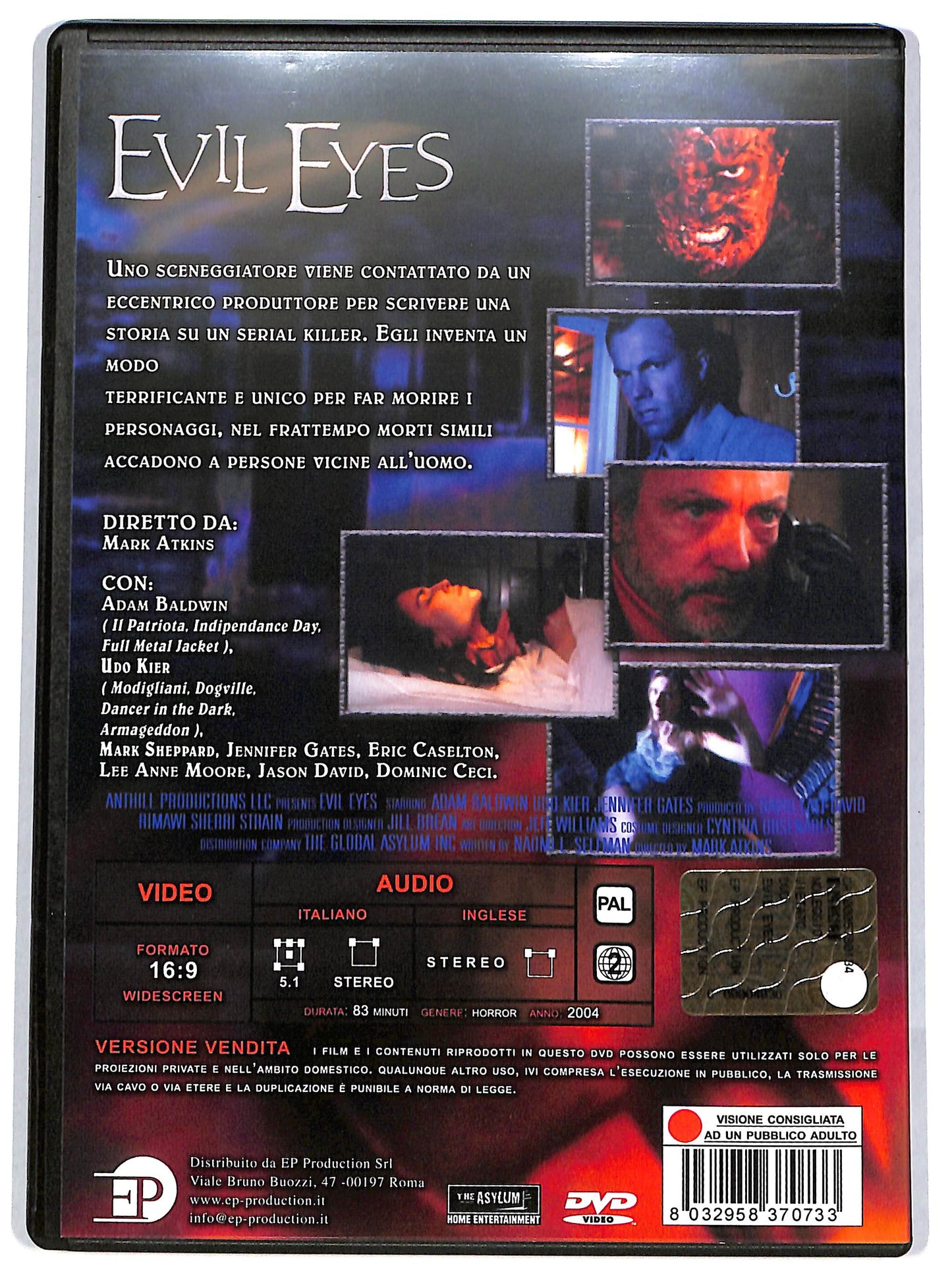 EBOND Evil Eyes DVD DB756162