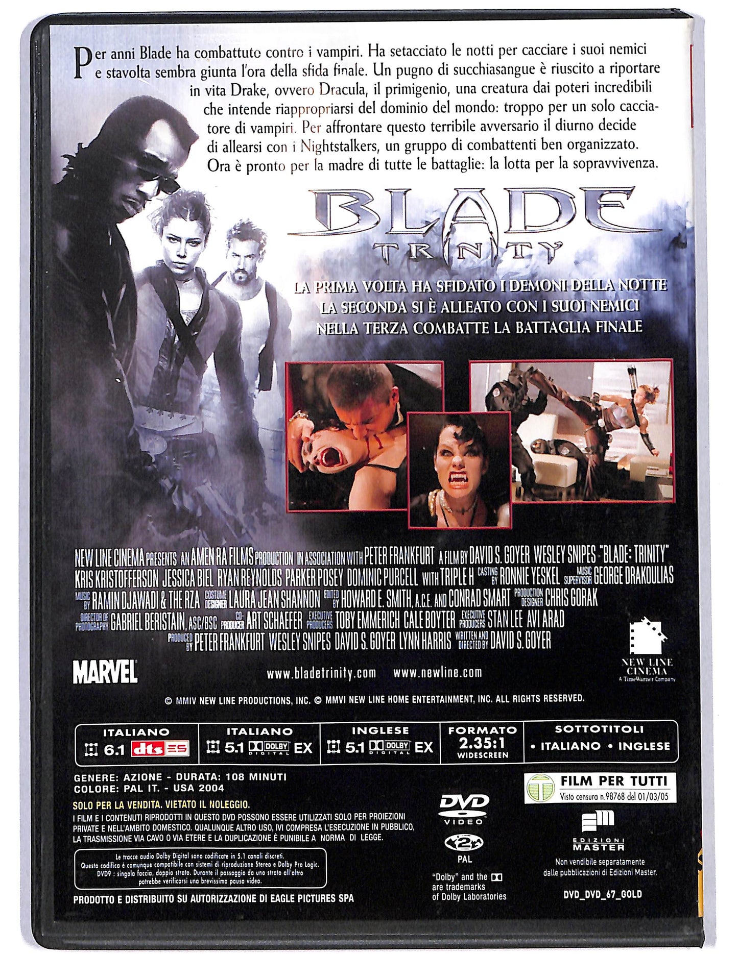 EBOND Blade trinity DVD DB756163