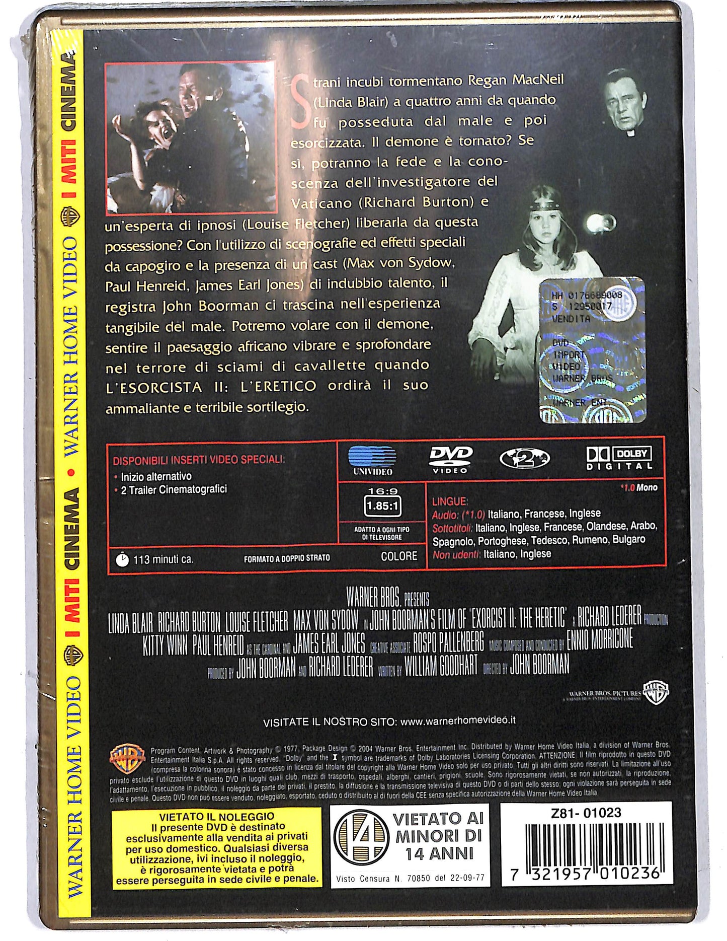 EBOND L'esorcista II L'eretico DVD DB756164