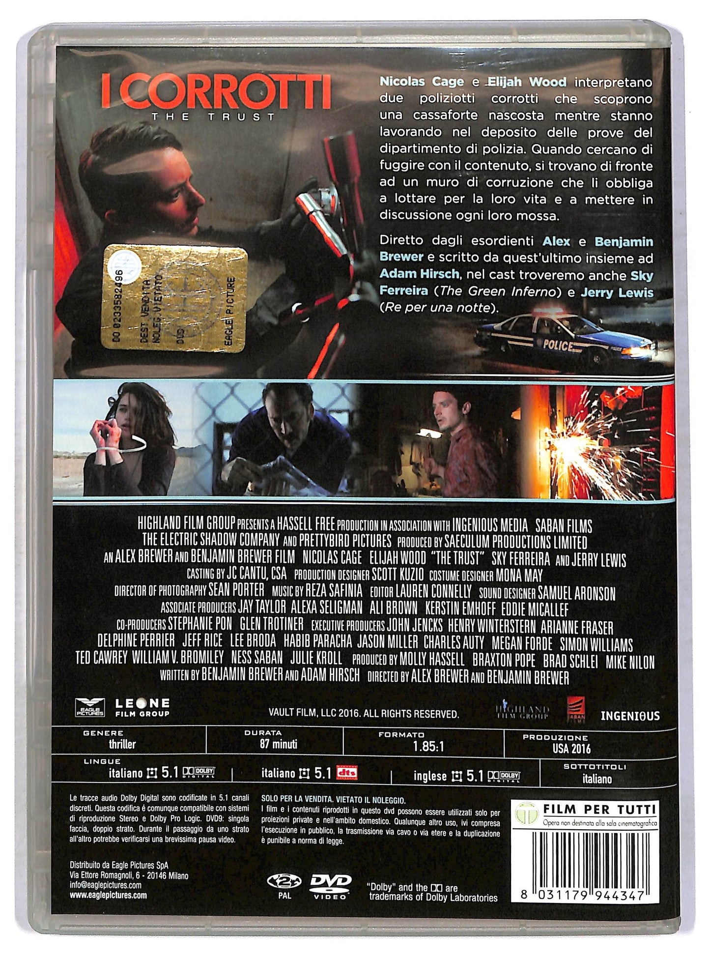 EBOND I Corrotti-the Trust NOLEGGIO DVD DB756312