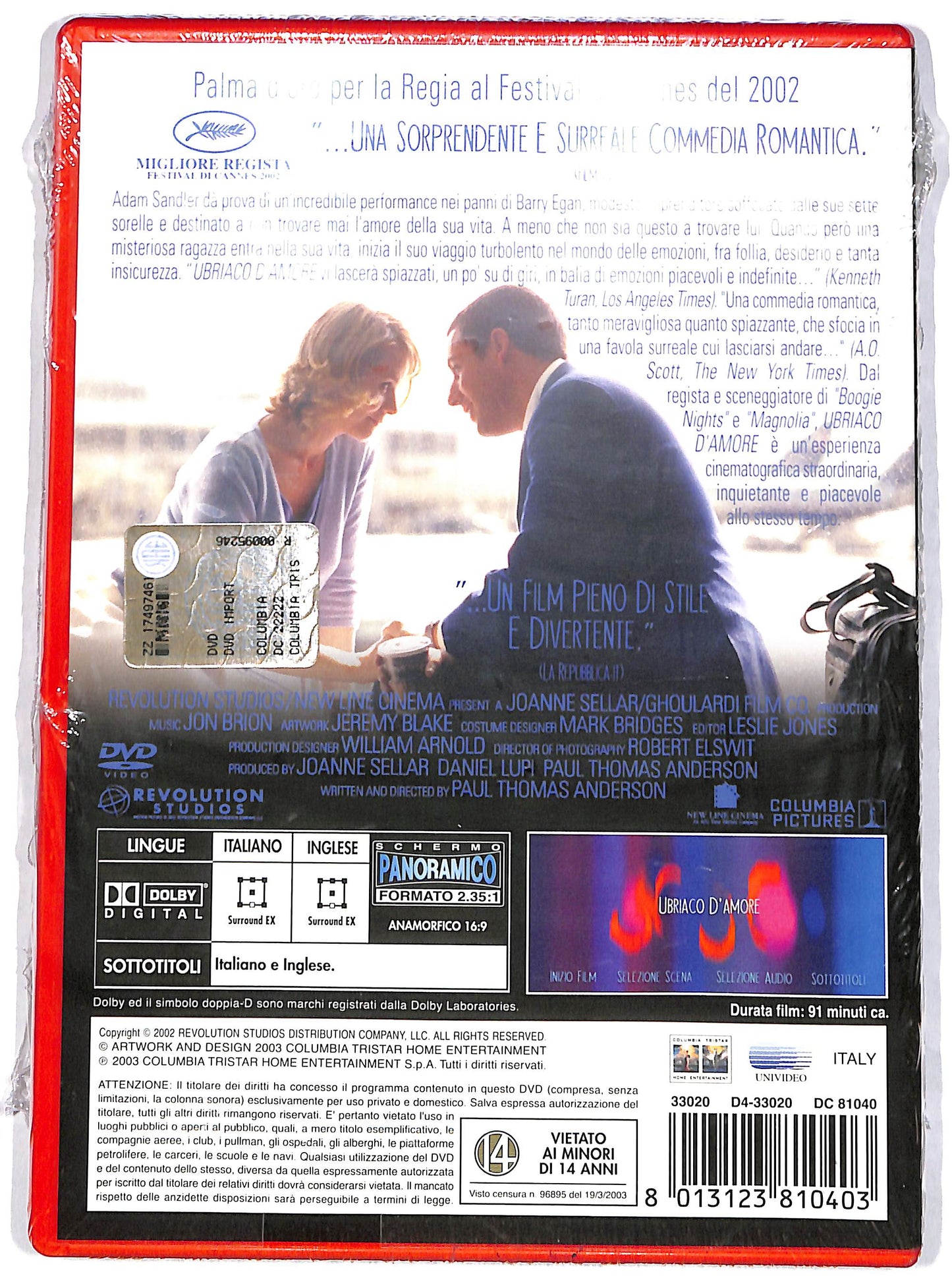 EBOND Ubriaco d'amore NOLEGGIO DVD DB756345