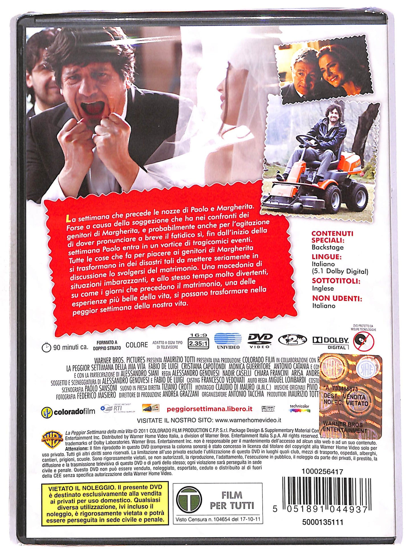 EBOND La peggior settimana della mia vita NOLEGGIO DVD DB756348