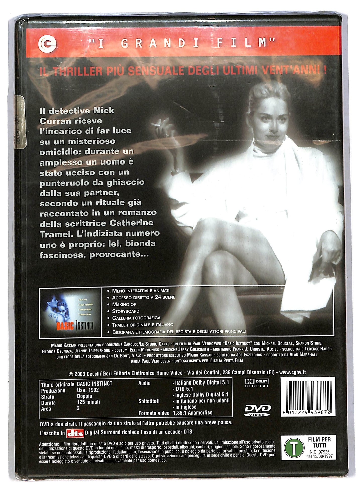 EBOND Basic instinct NOLEGGIO DVD DB756353