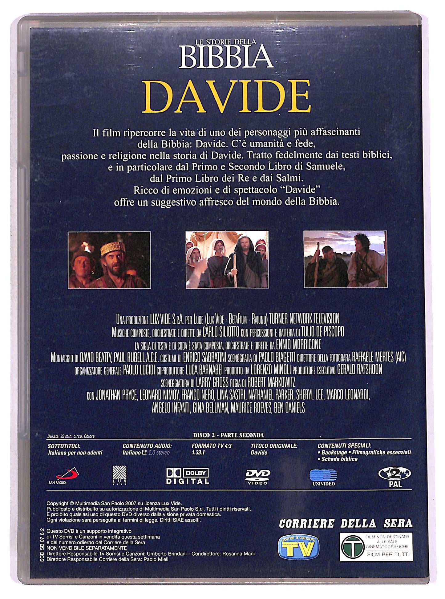 EBOND Le storie della Bibbia - Davide (Disco 2) EDITORIALE DVD DB756605