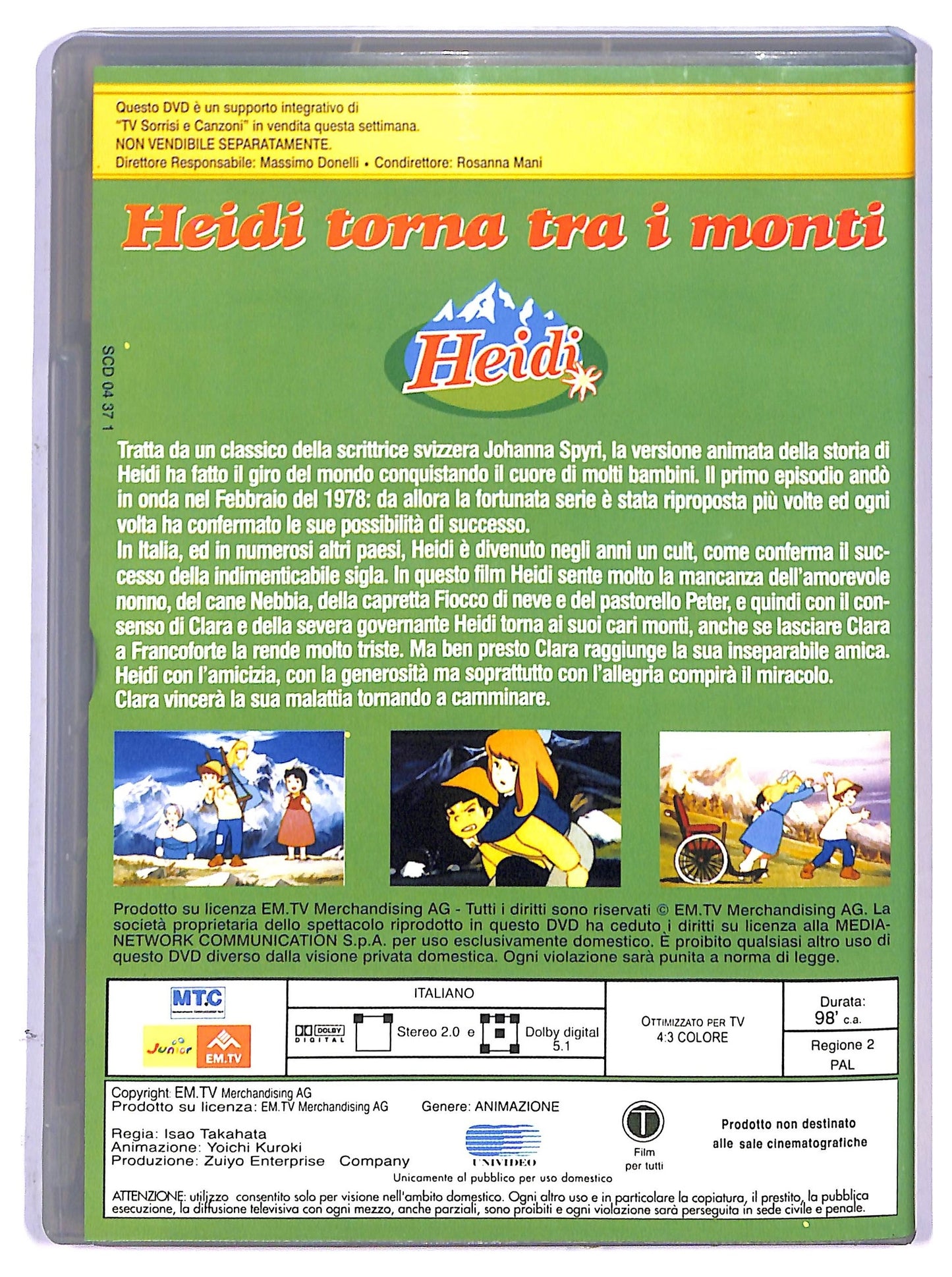 EBOND Heidi torna tra i monti EDITORIALE NOLEGGIO DVD DB756621