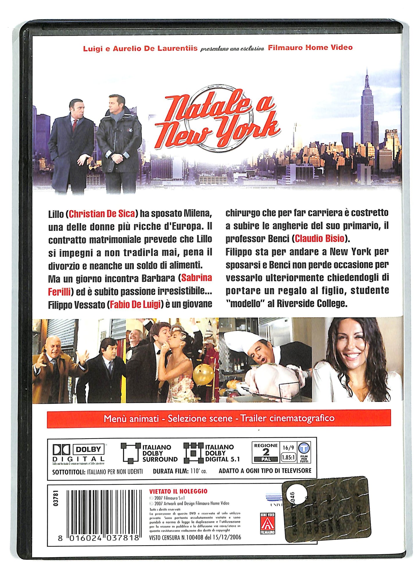 EBOND Natale a New York NOLEGGIO DVD DB756624