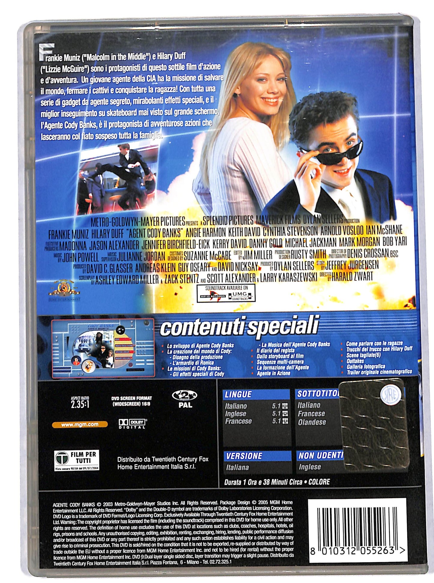 EBOND agente cody banks NOLEGGIO DVD DB756627