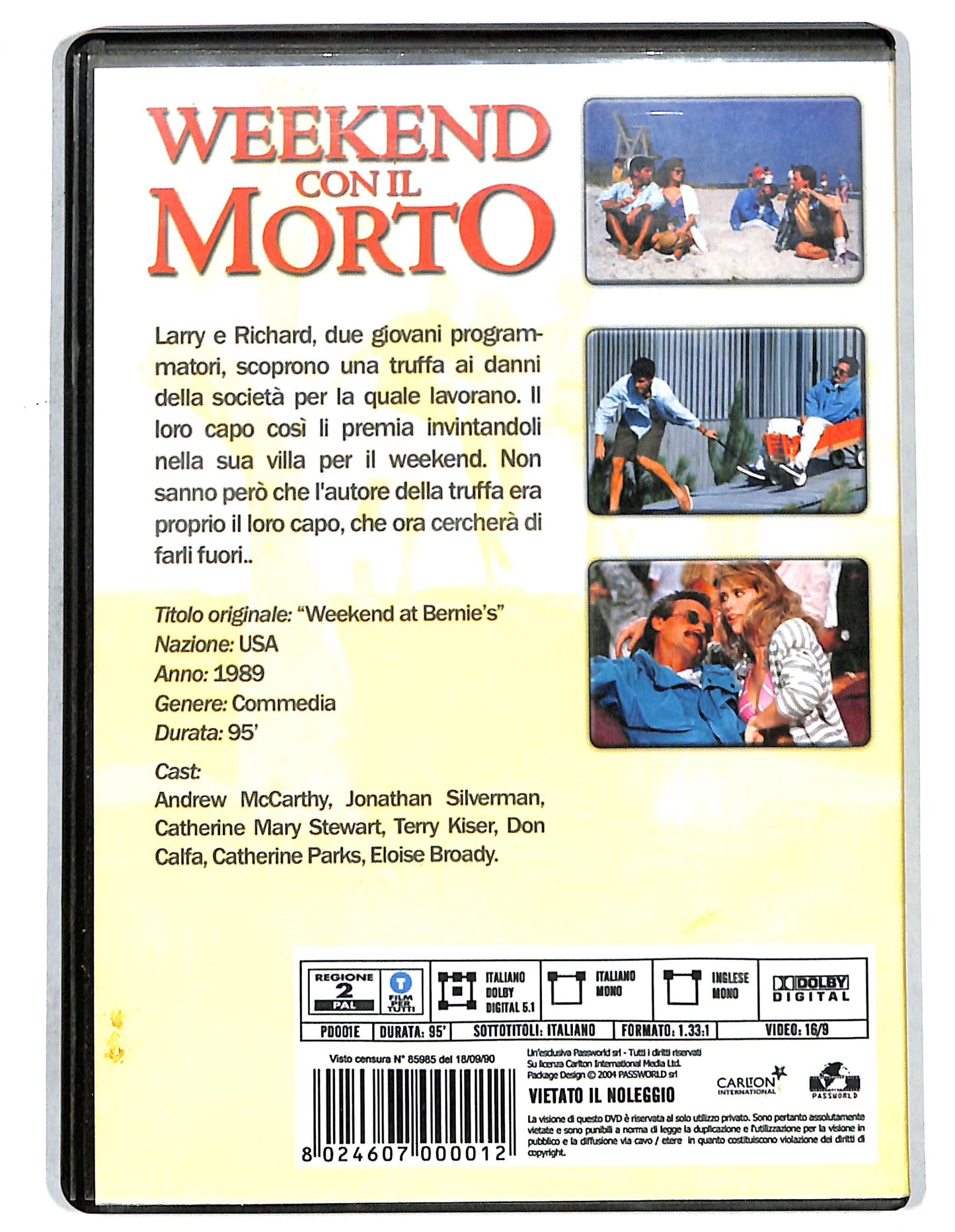 EBOND weekend con il morto NOLEGGIO DVD DB756630