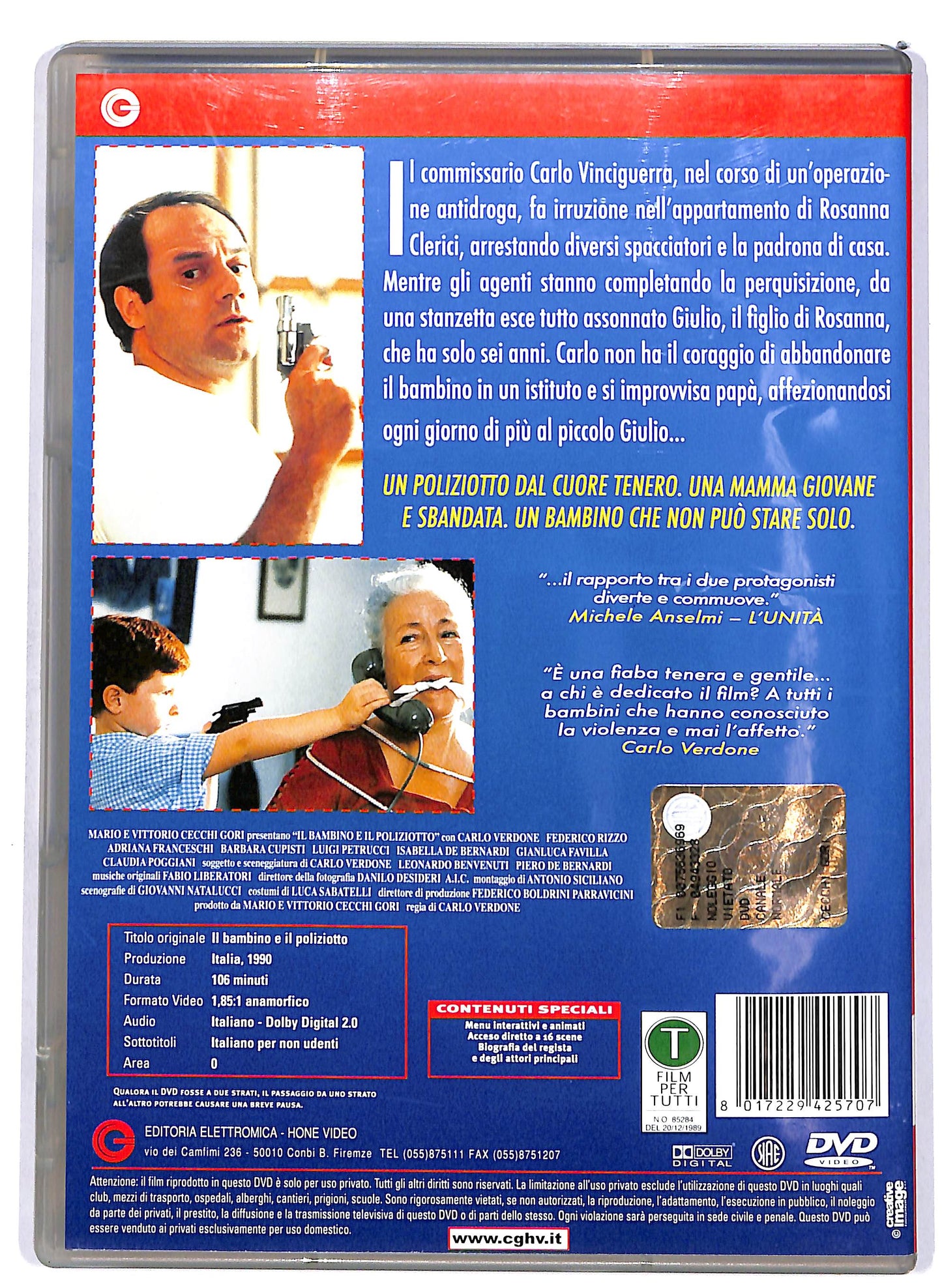 EBOND Il bambino e il poliziotto NOLEGGIO DVD DB756651