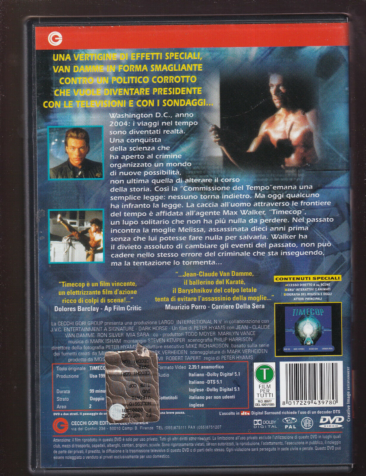 EBOND Timecop NOLEGGIO DVD DB756654