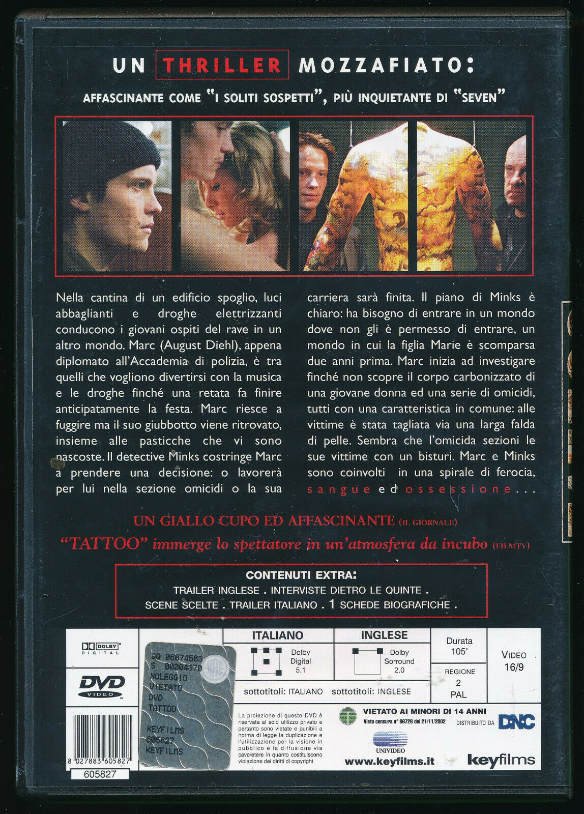 EBOND Tattoo NOLEGGIO DVD DB756857