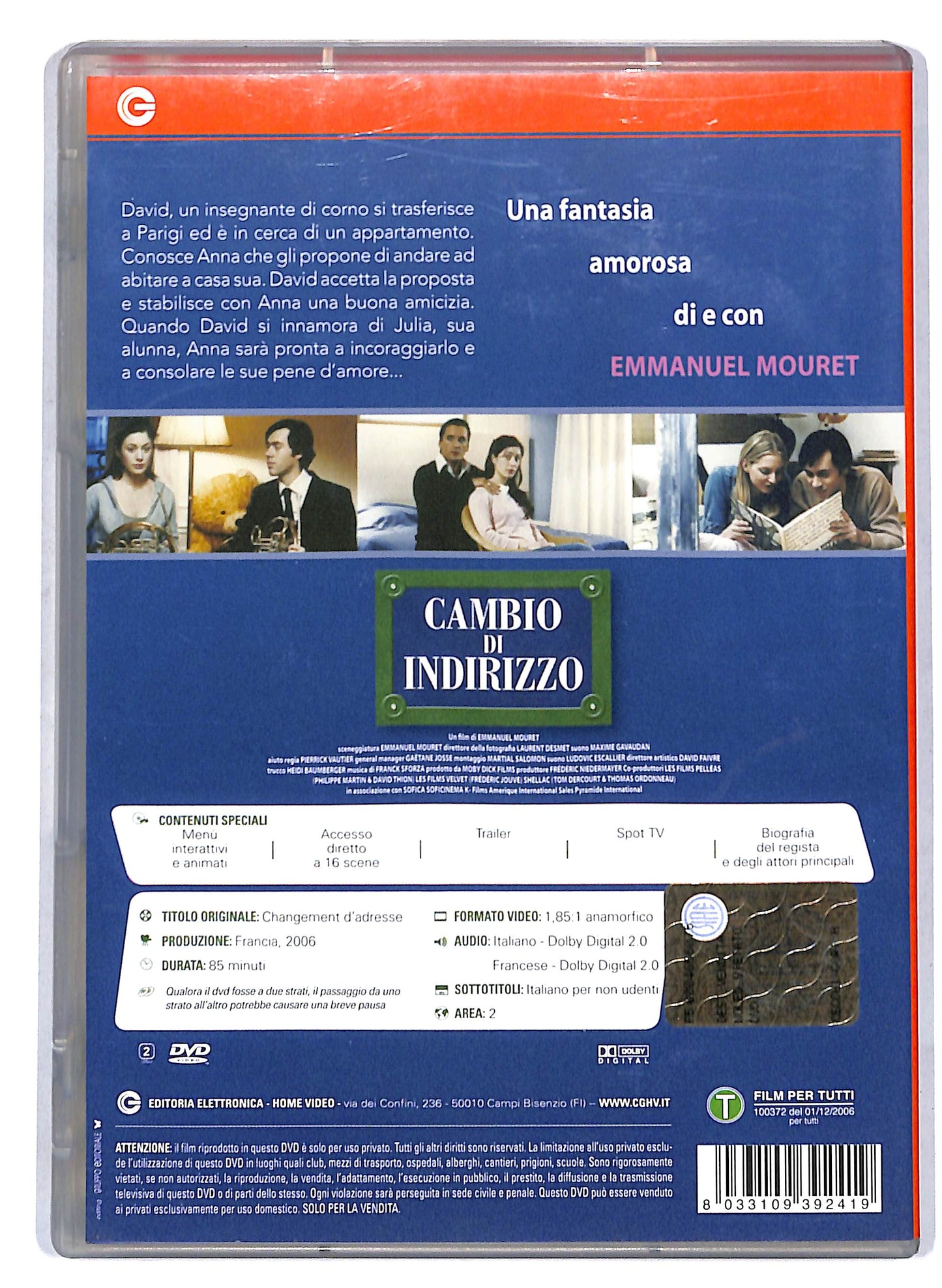 EBOND Cambio di indirizzo DVD DB757930