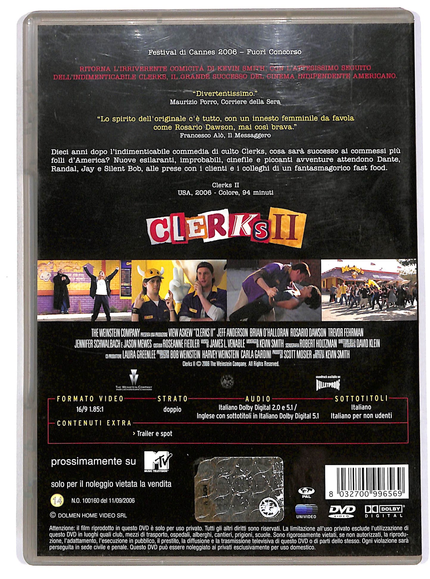 EBOND Clerks 2 NOLEGGIO DVD DB757933