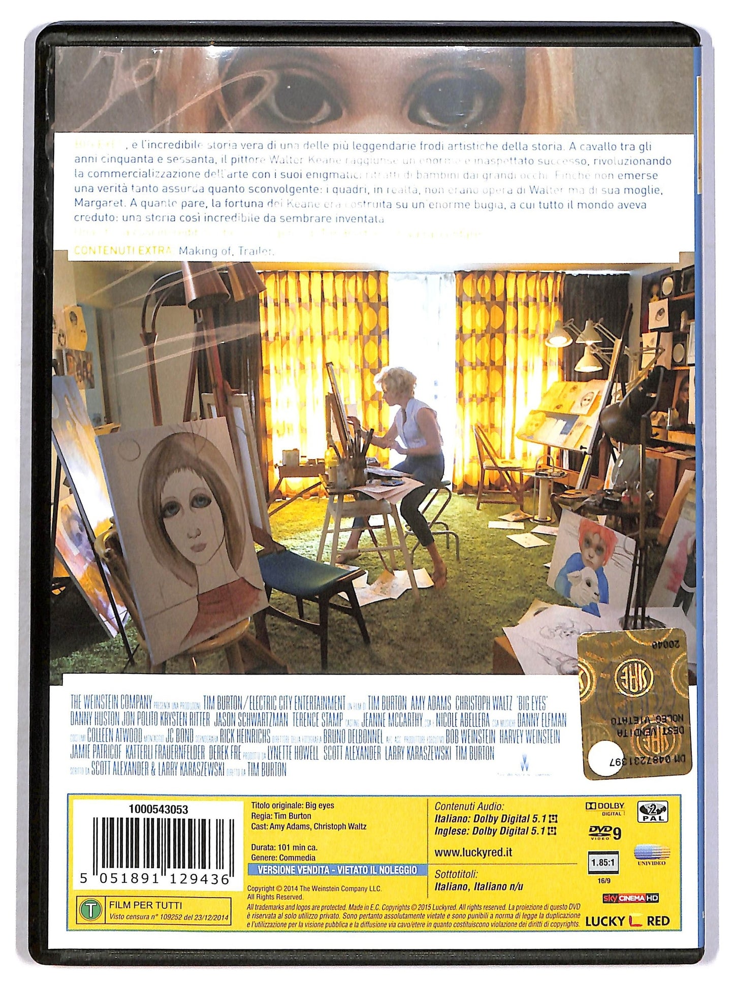 EBOND big eyes NOLEGGIO DVD DB758130
