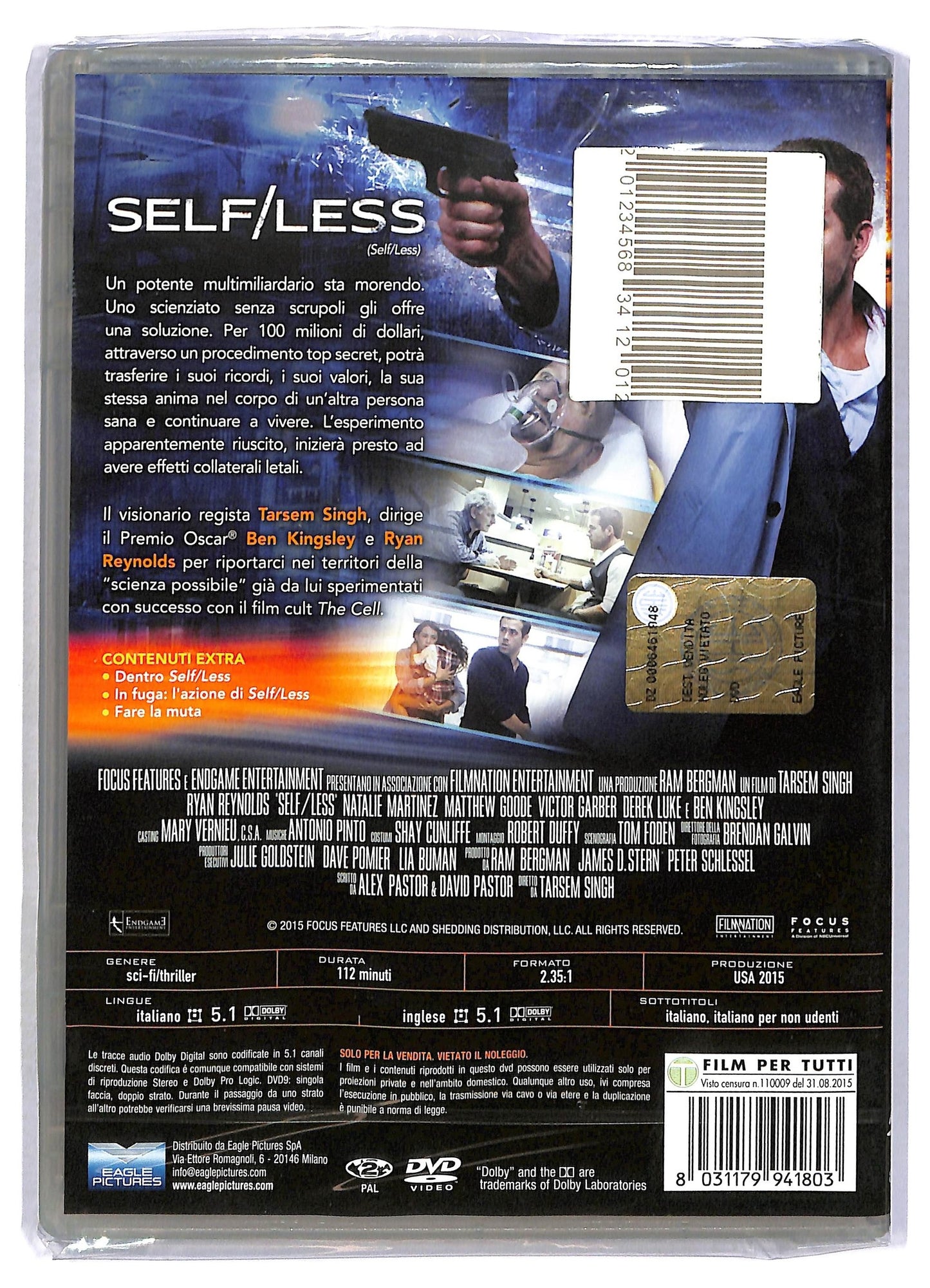 EBOND Self/less NOLEGGIO DVD DB758163
