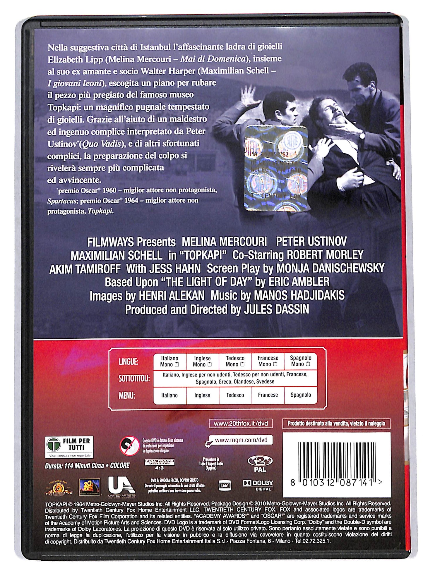 EBOND Topkapi DVD DB758626