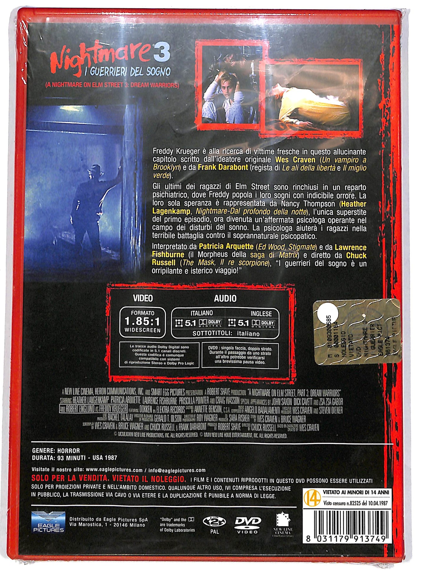 EBOND Nightmare 3 - I guerrieri del sogno DVD DB758640