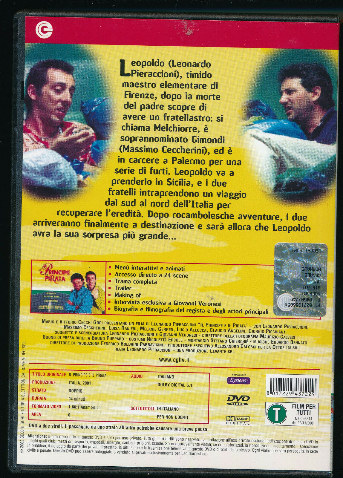 EBOND Il Principe E Il Pirata DVD DB758649