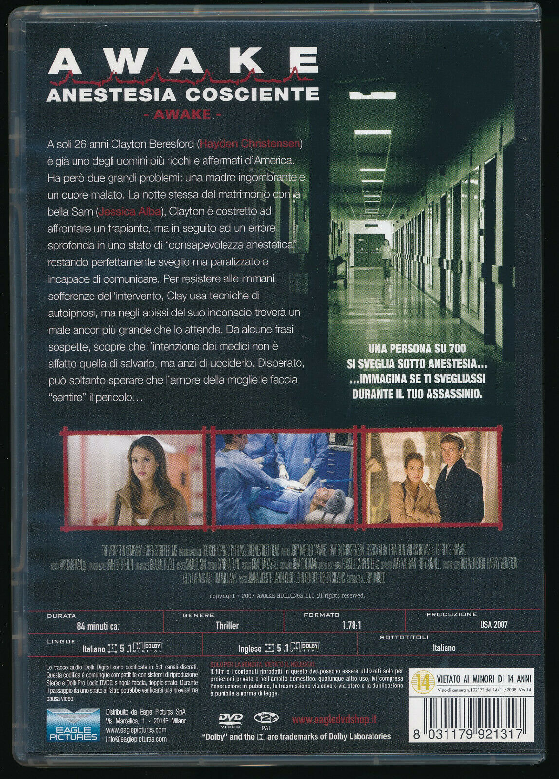 EBOND Awake Anestesia Cosciente NOLEGGIO DVD DB758919