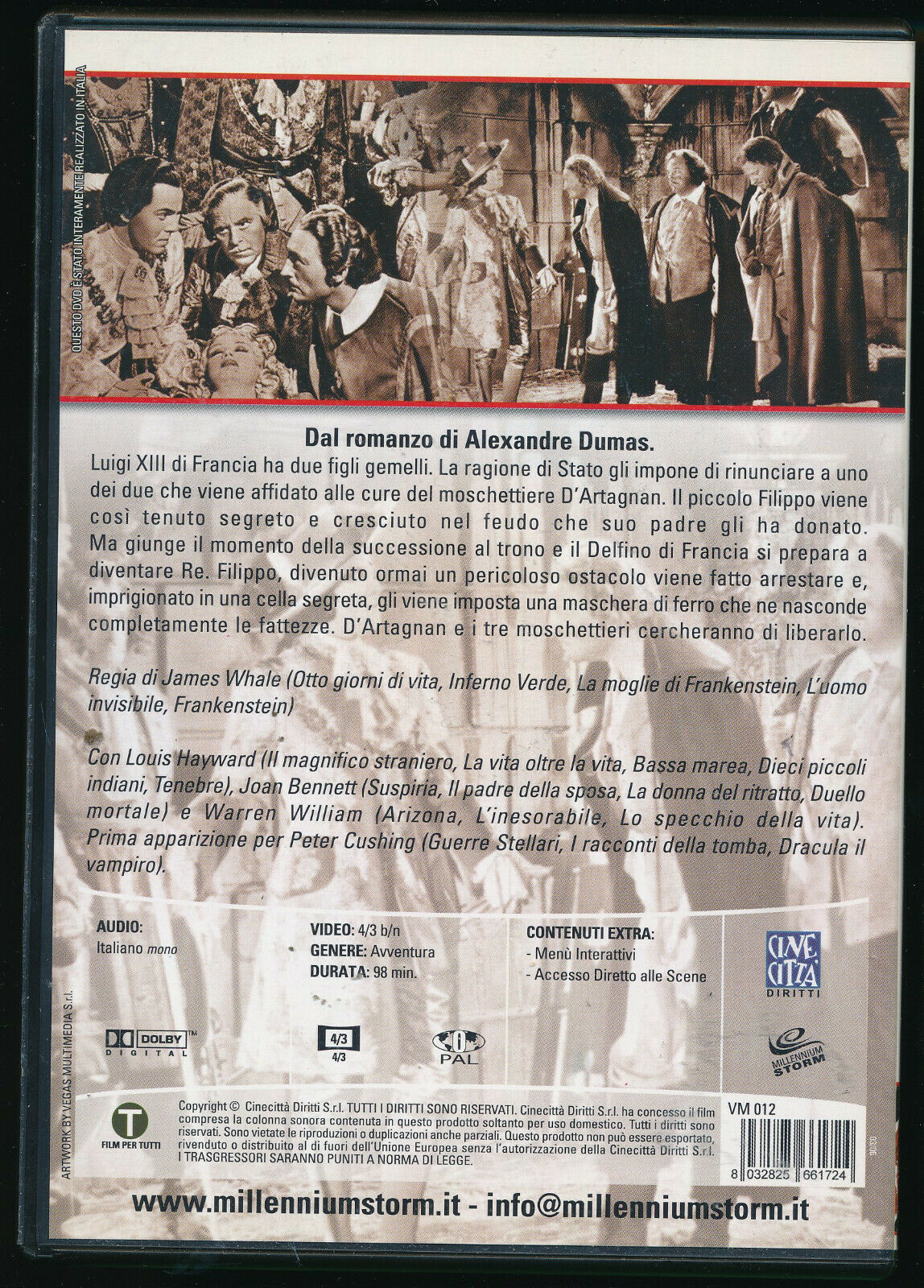 EBOND La Maschera Di Ferro DVD DB758937