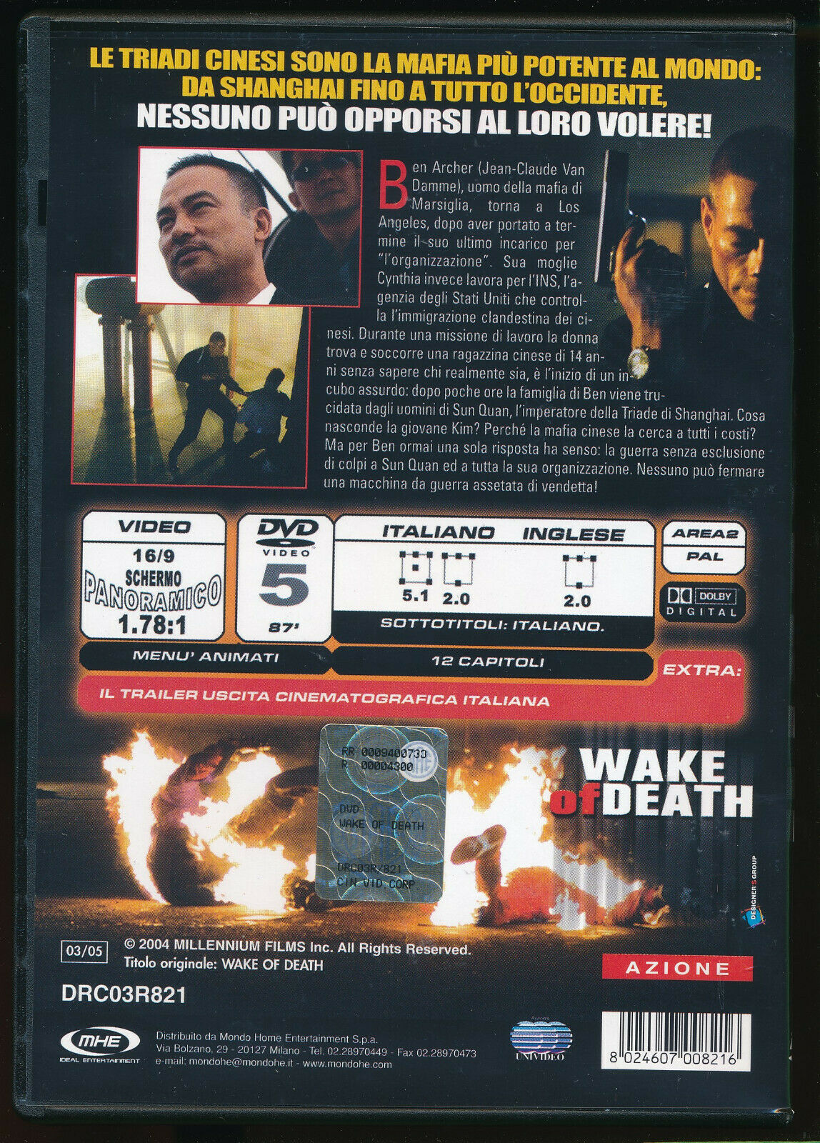 EBOND Wake Of Death NOLEGGIO DVD DB759112
