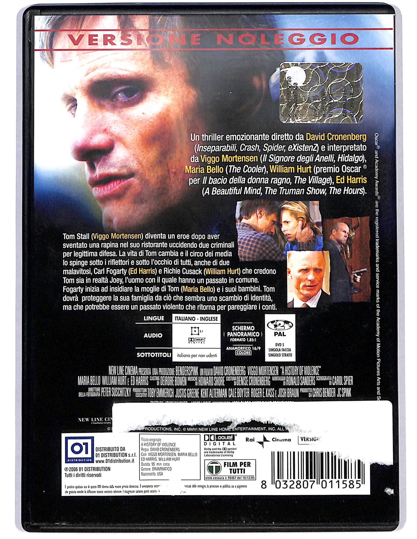 EBOND A history of violence Noleggio DVD DB759113