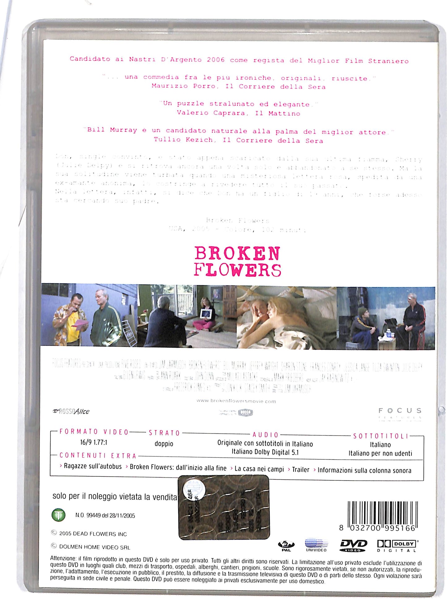 EBOND Broken Flowers NOLEGGIO DVD DB759121