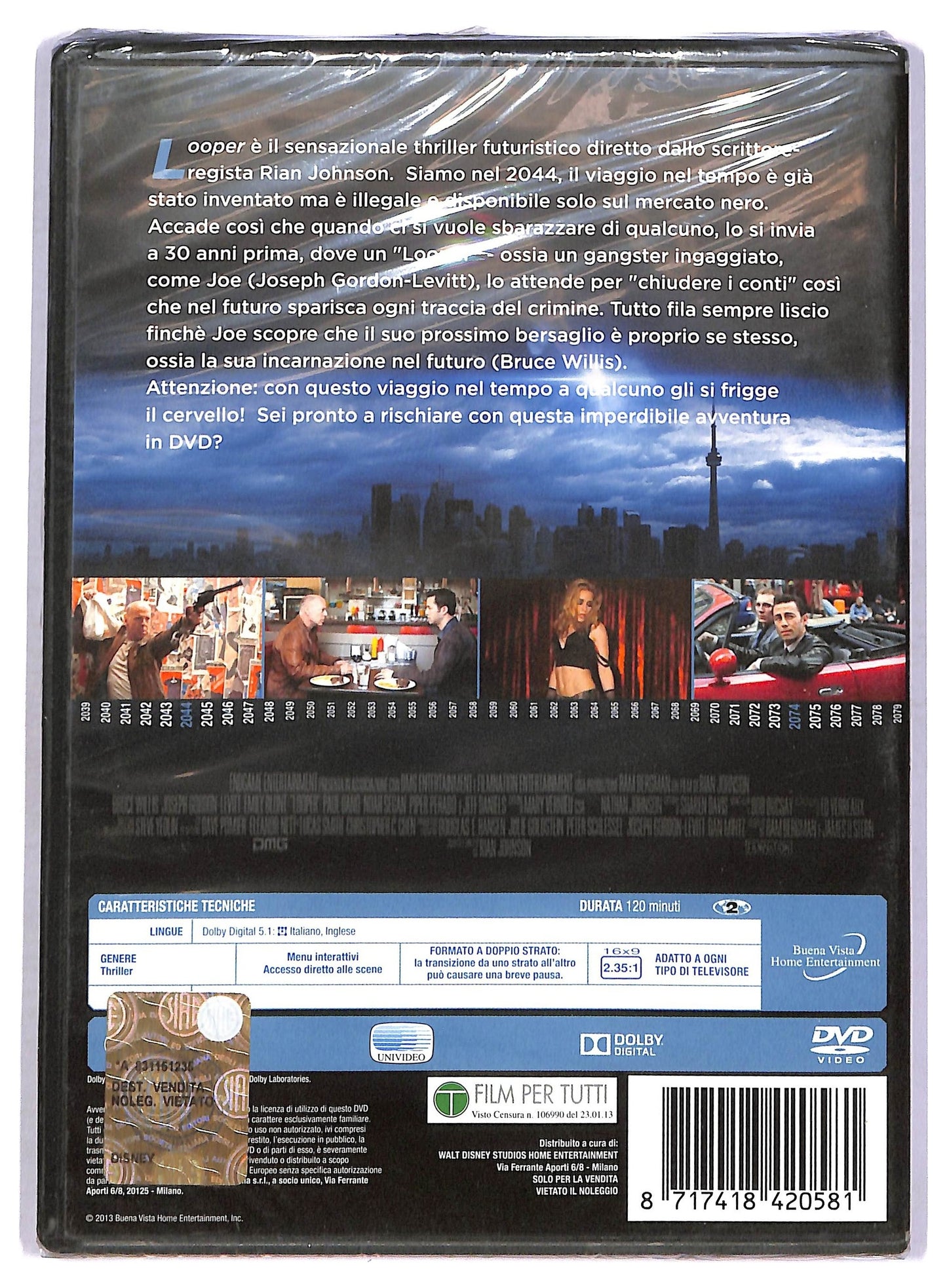 EBOND Looper - In fuga dal passato DVD DB759150