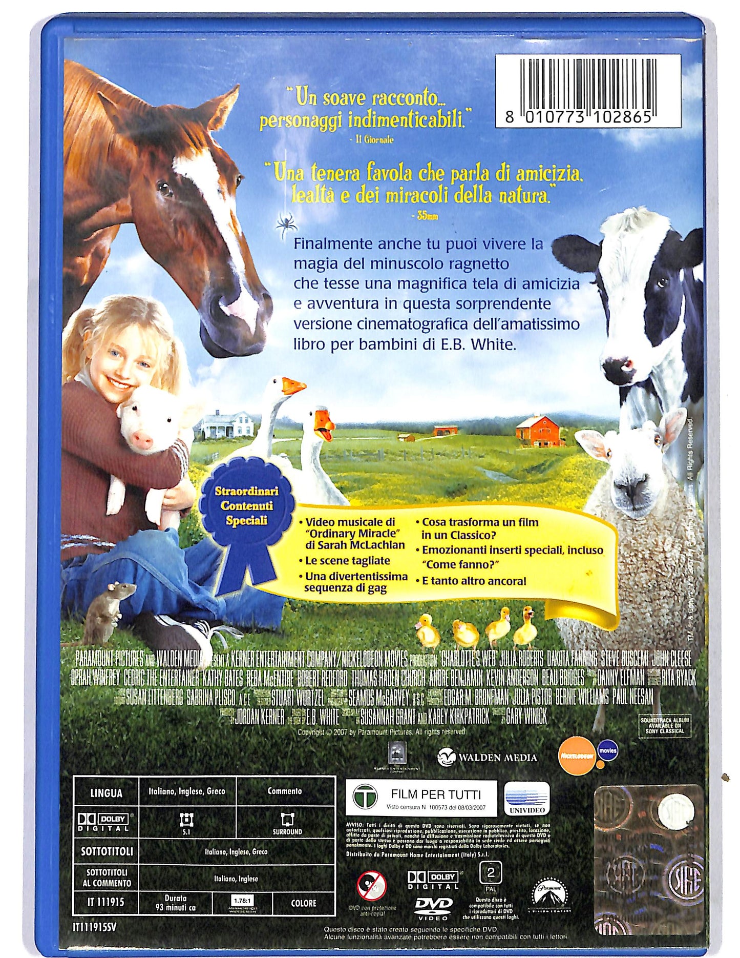 EBOND La tela di Carlotta NOLEGGIO DVD DB759219