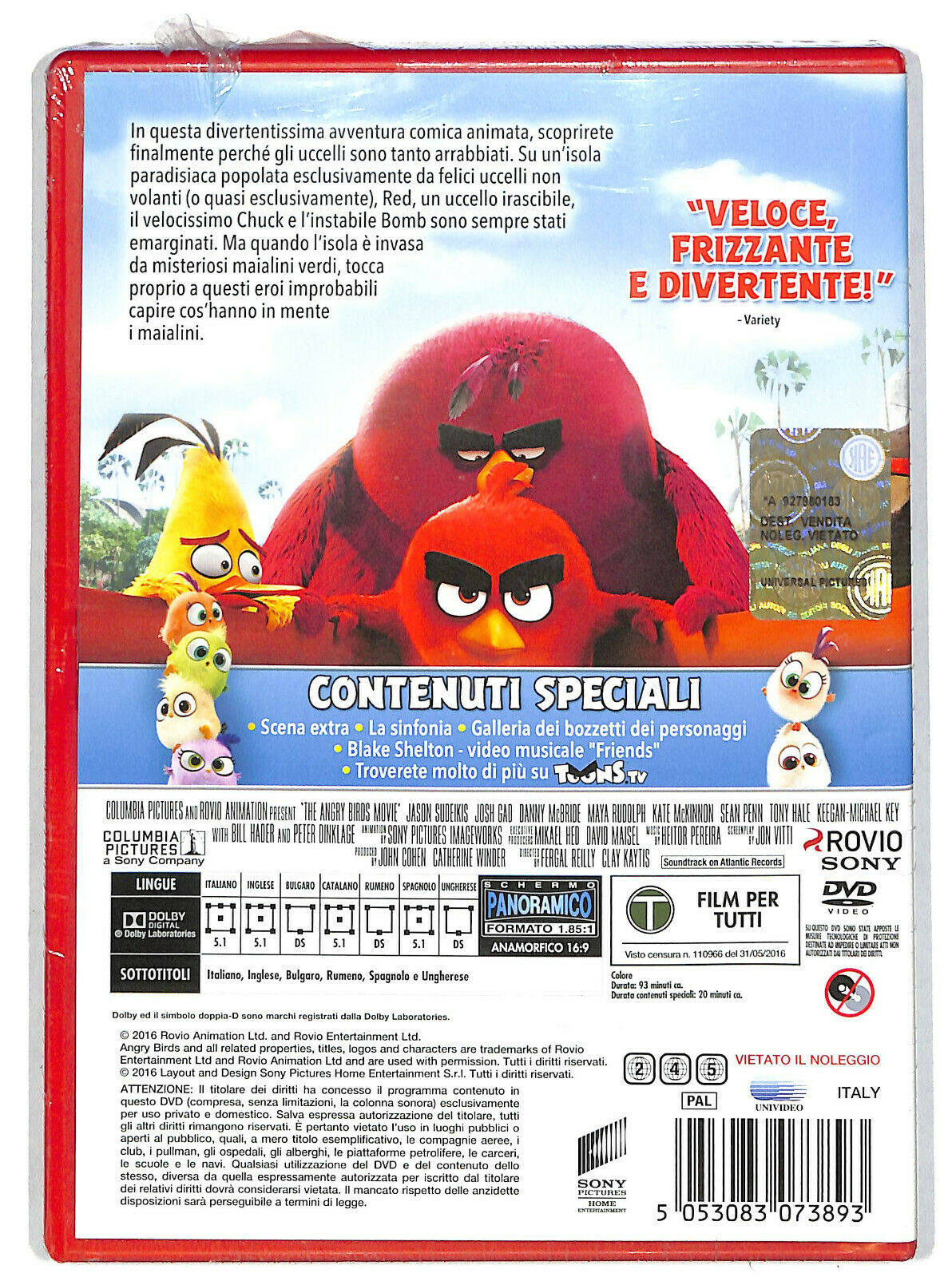 EBOND Angry Birds - Il Film NOLEGGIO DVD DB759224