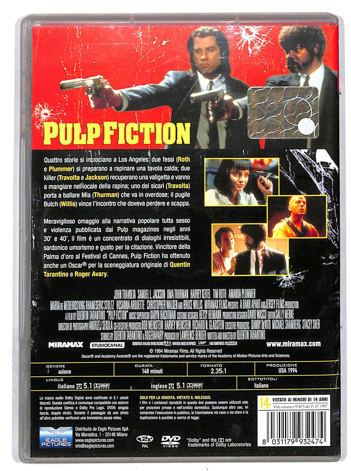 EBOND Pulp Fiction DVD DB759301