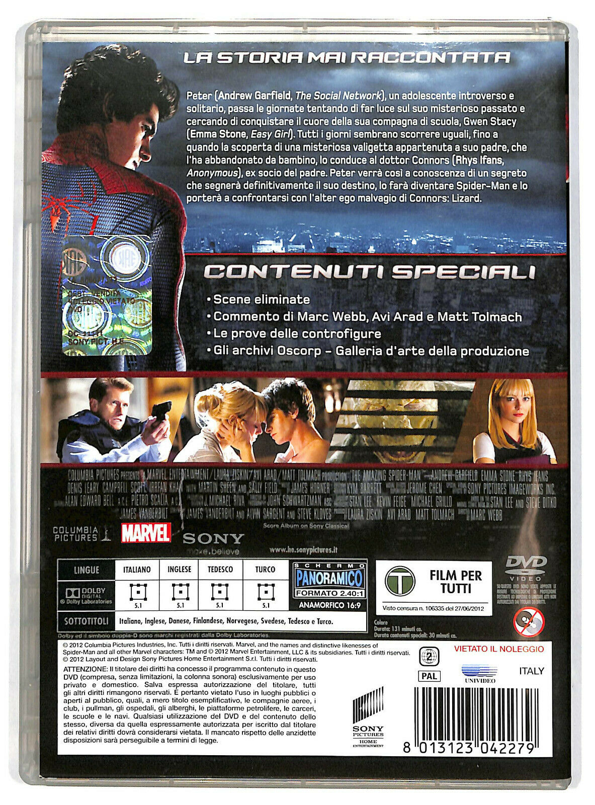 EBOND The Amazing Spider-man NOLEGGIO DVD DB760146