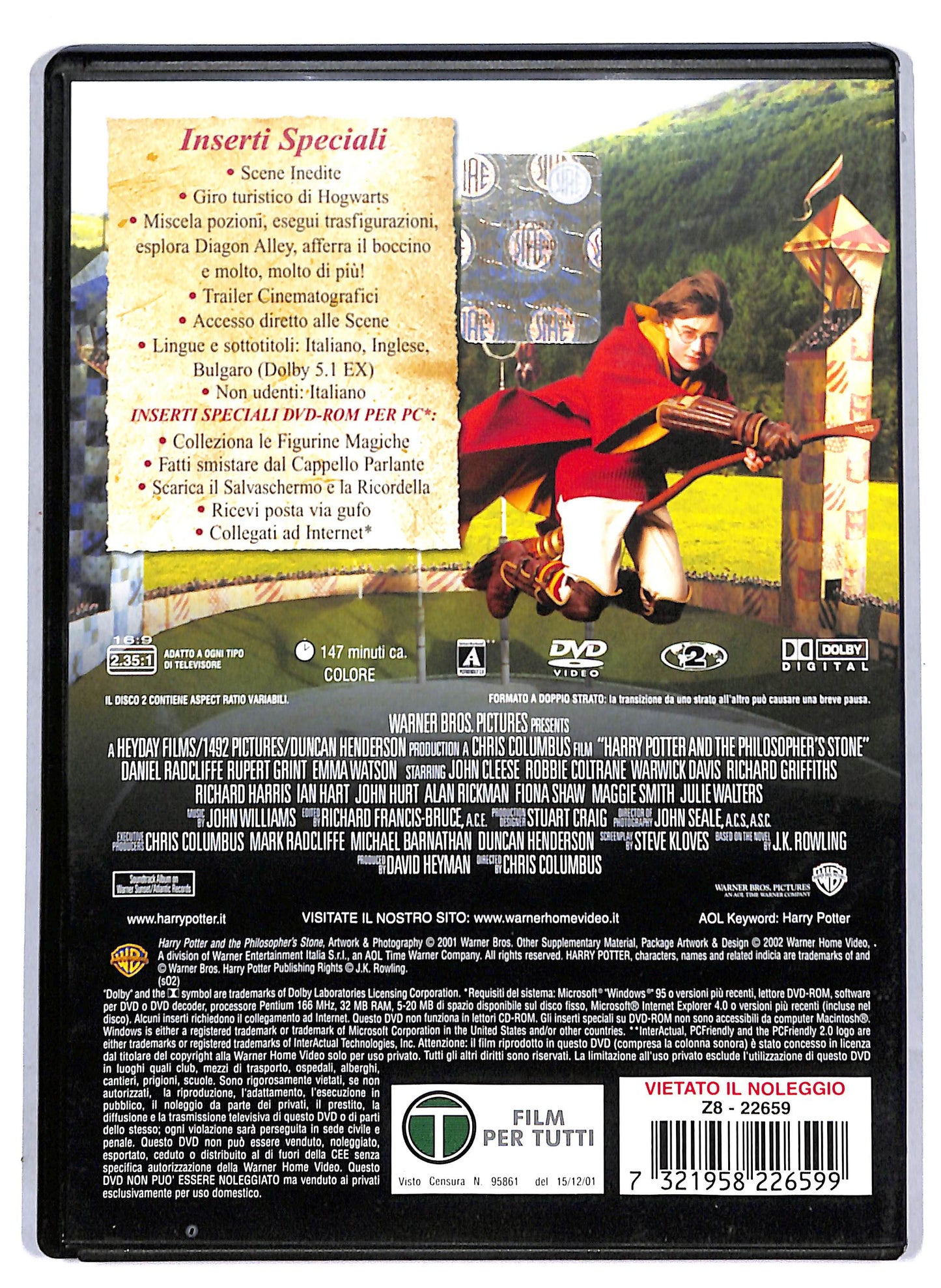 EBOND Harry Potter e la pietra filosofale (2 dischi ) DVD DB760366