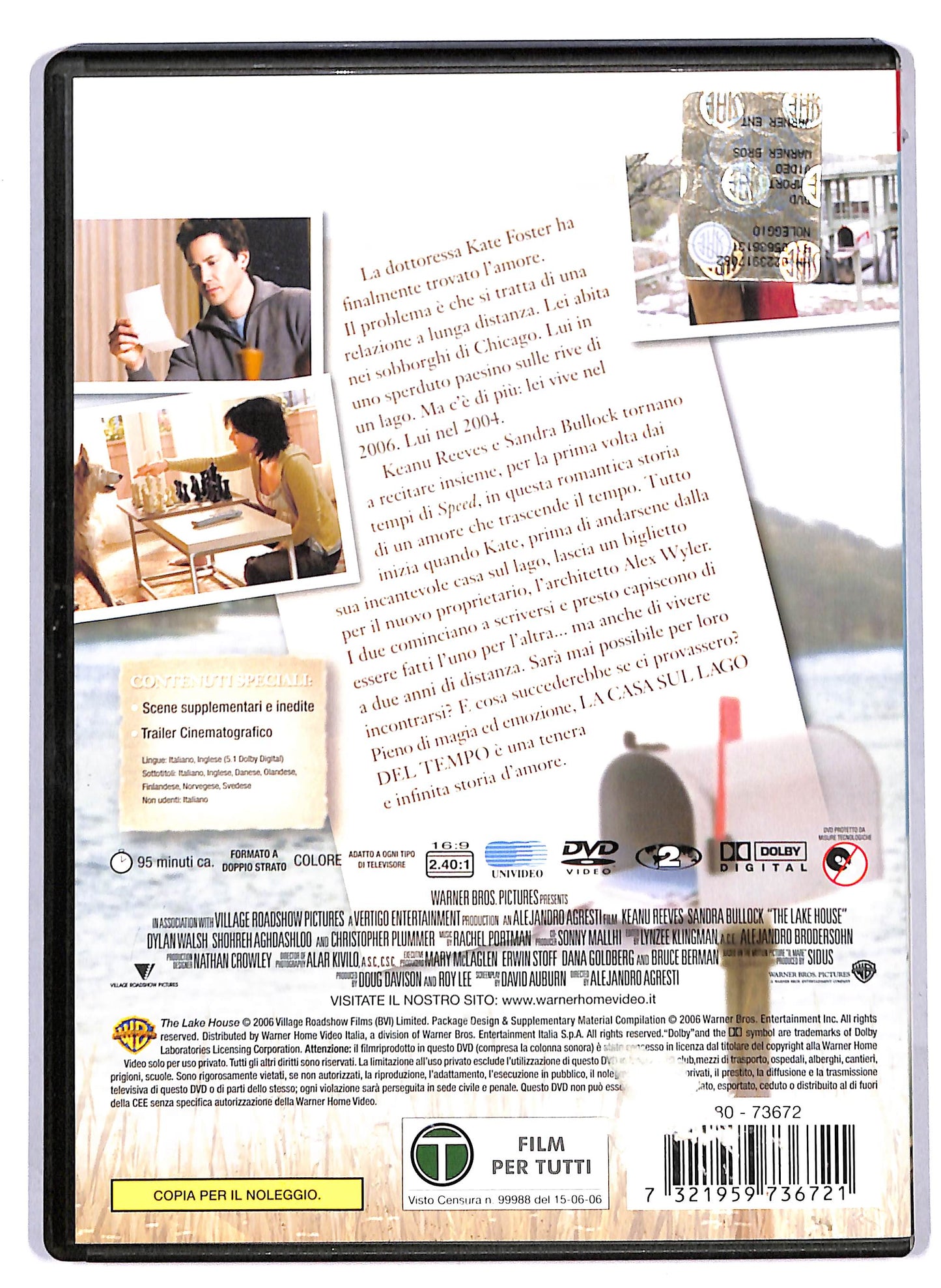 EBOND La casa sul lago del tempo NOLEGGIO DVD DB760627