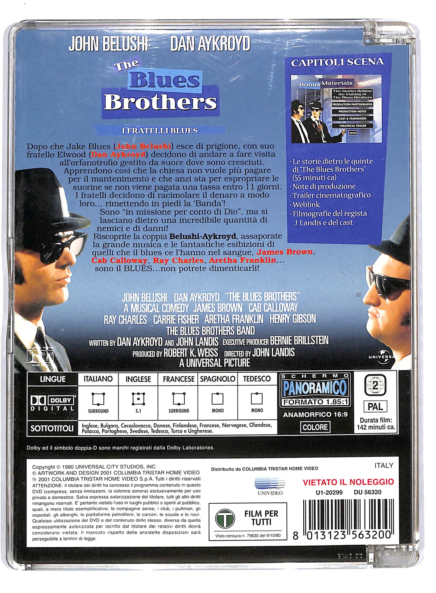 EBOND The Blues Brothers - I fratelli Blues - SJB DVD DB761165