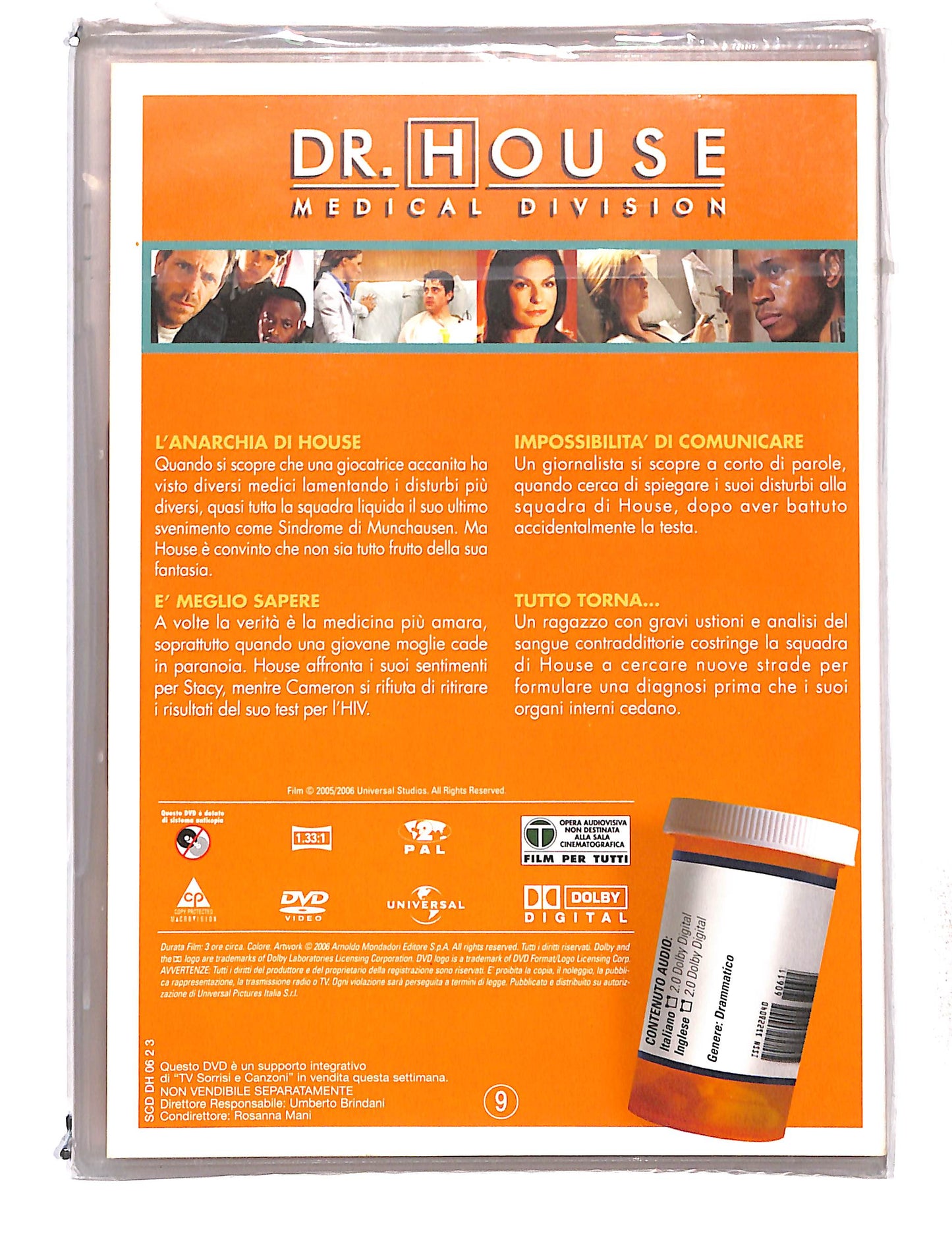 EBOND Dr. House stagione 2 disco 3 EDITORIALE DVD DB761418