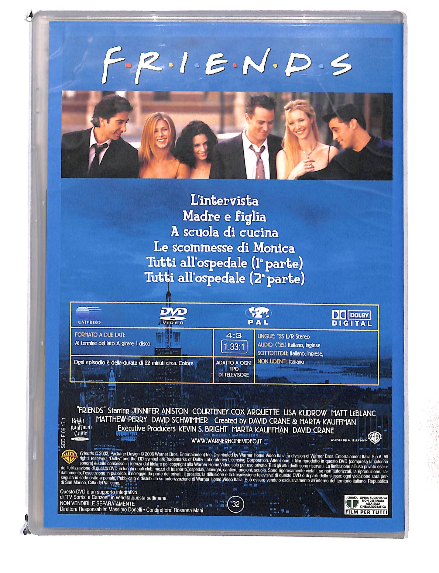 EBOND Friends Stagione 8 Episodi 19 - 24 EDITORIALE DVD DB761423