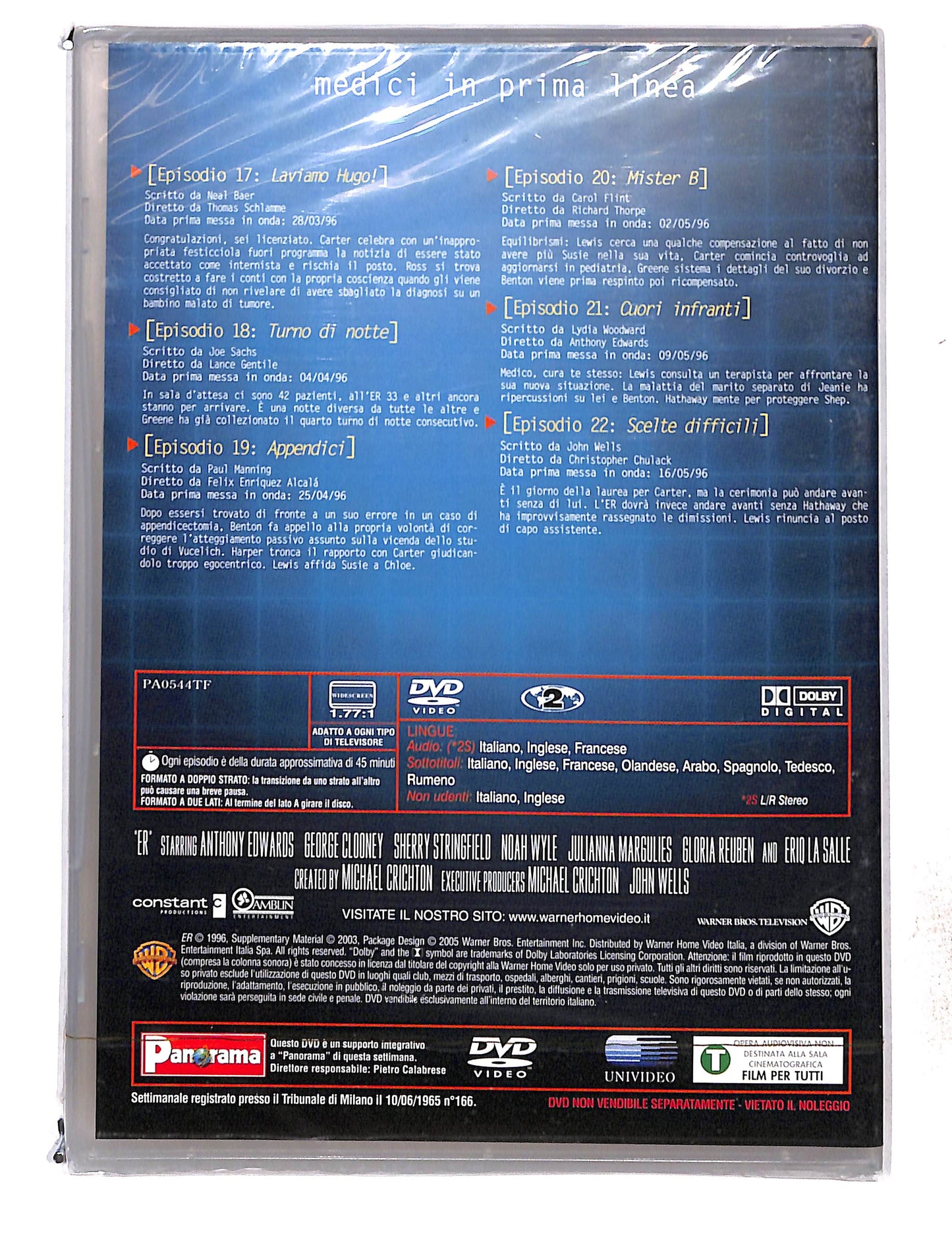 EBOND ER Medici In Prima Linea anno 2 disco 7 eps 17-22 DVD DB761446