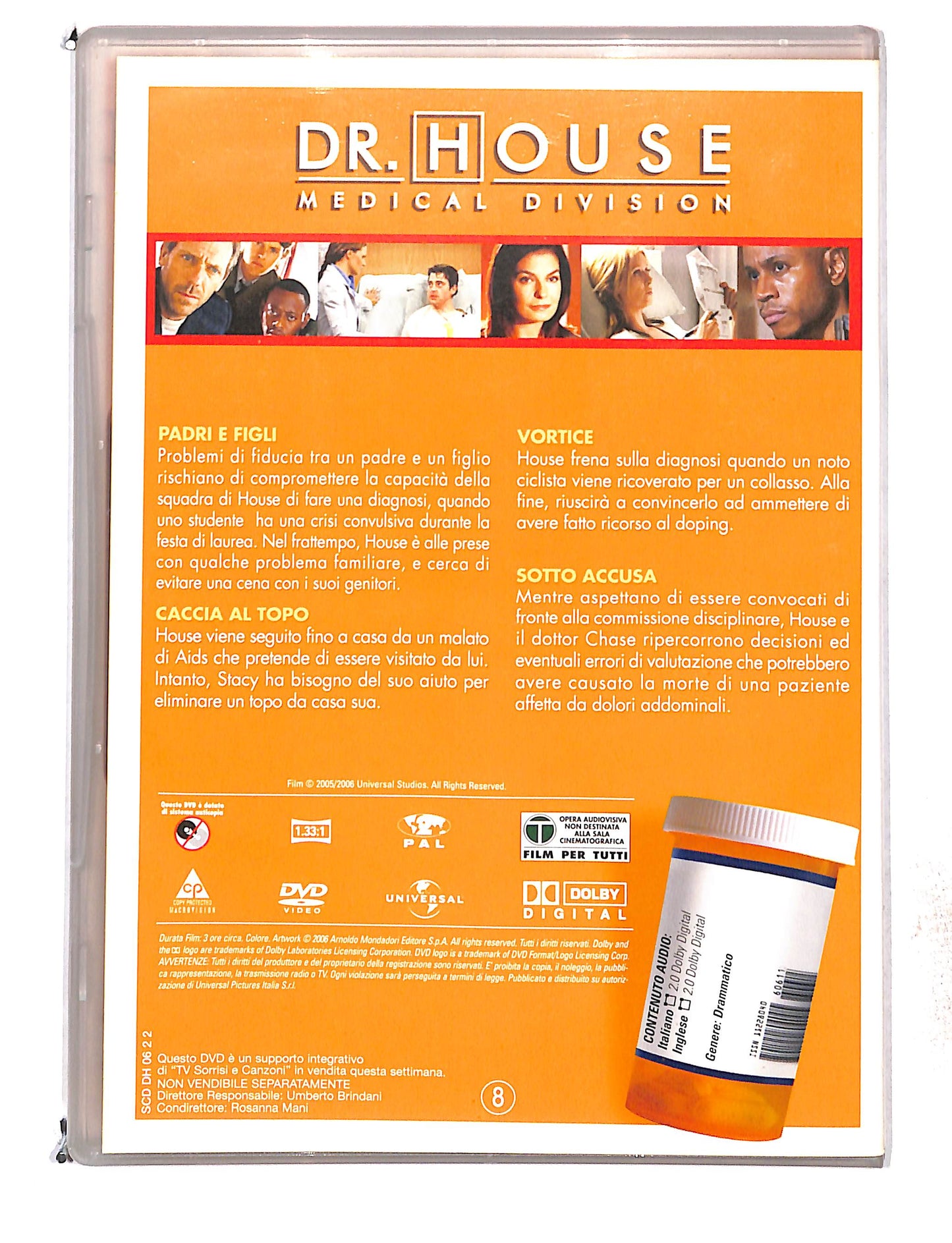 EBOND Dr.House Stagione Due disco 2 eps 5-8 EDITORIALE DVD DB761456